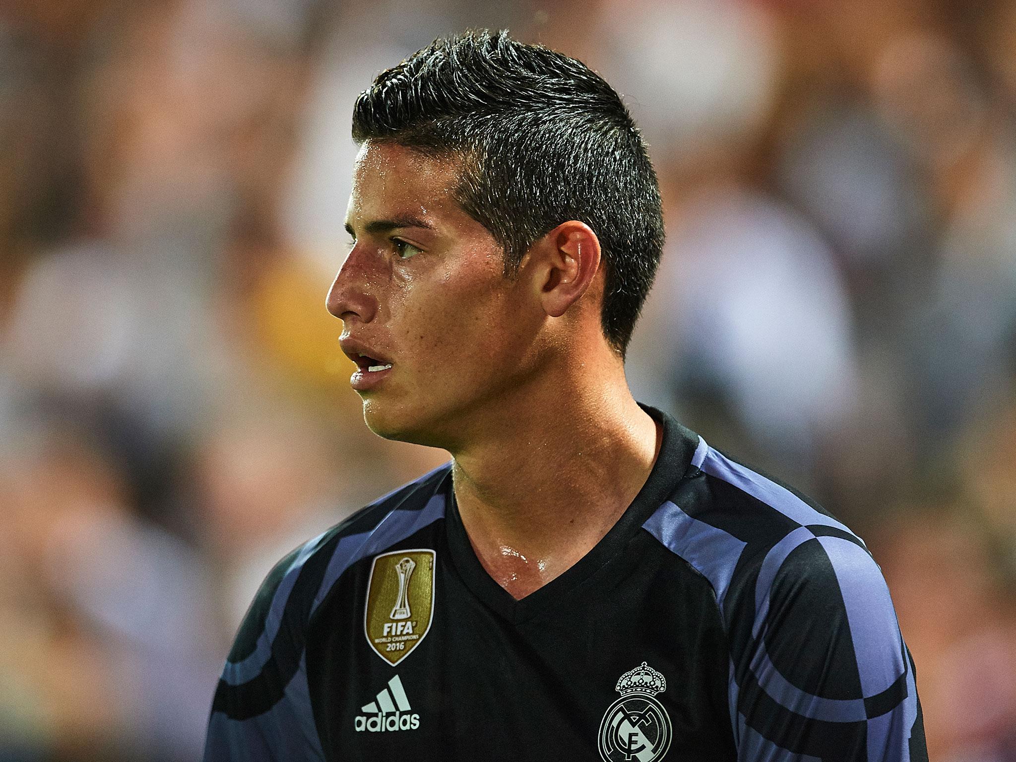 James Rodriguez is a back-up at Madrid - albeit a very good, very expensive one