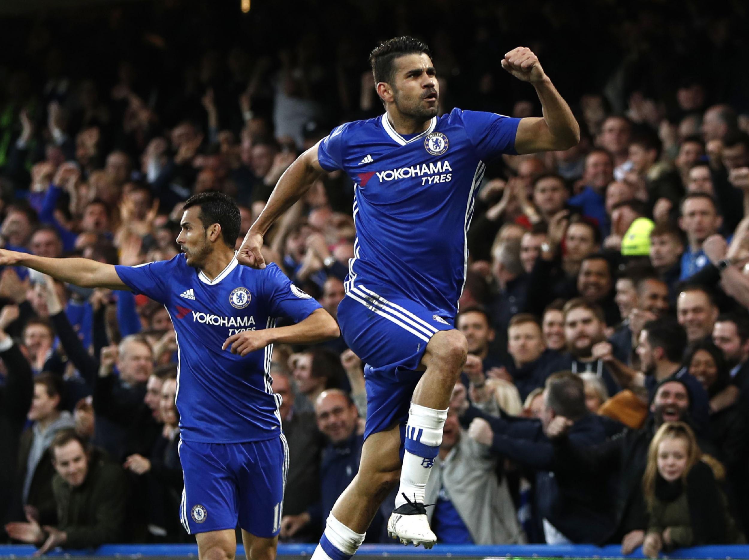 Costa's opening goal sent Chelsea on their way