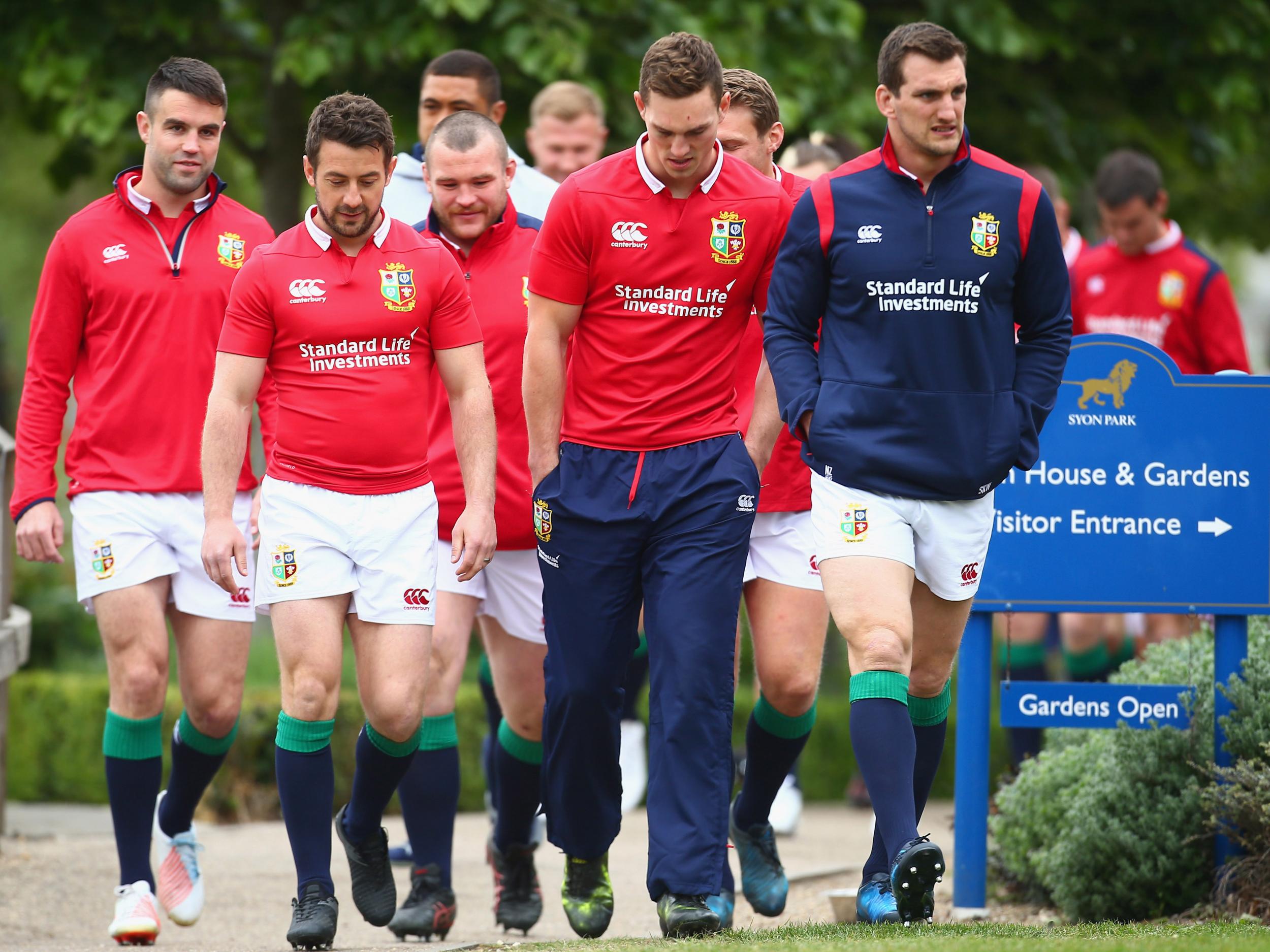 Warburton met his squad for the first time on Monday's admin day