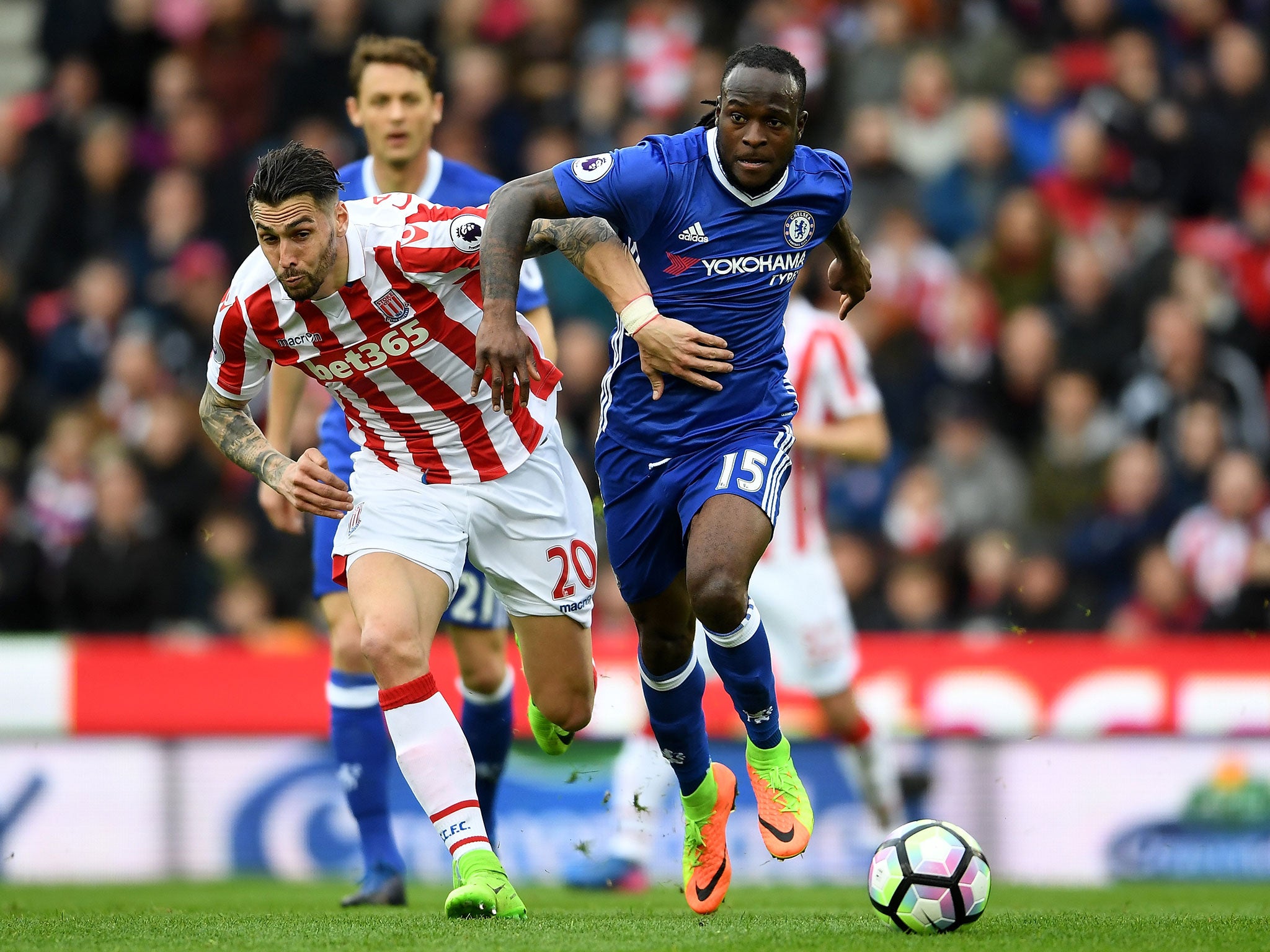 Moses has thrived in his position at wing-back