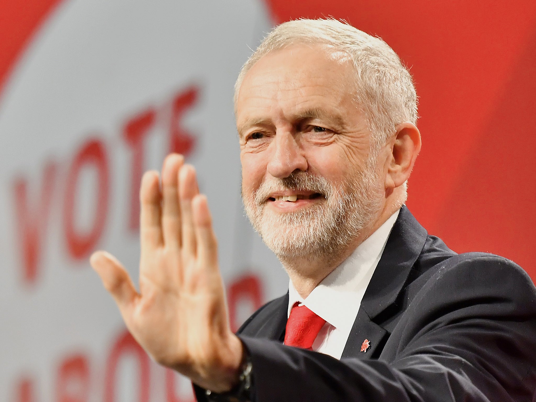 Labour Party leader Jeremy Corbyn speaks at the Labour Party general election campaign launch at Event City in Manchester