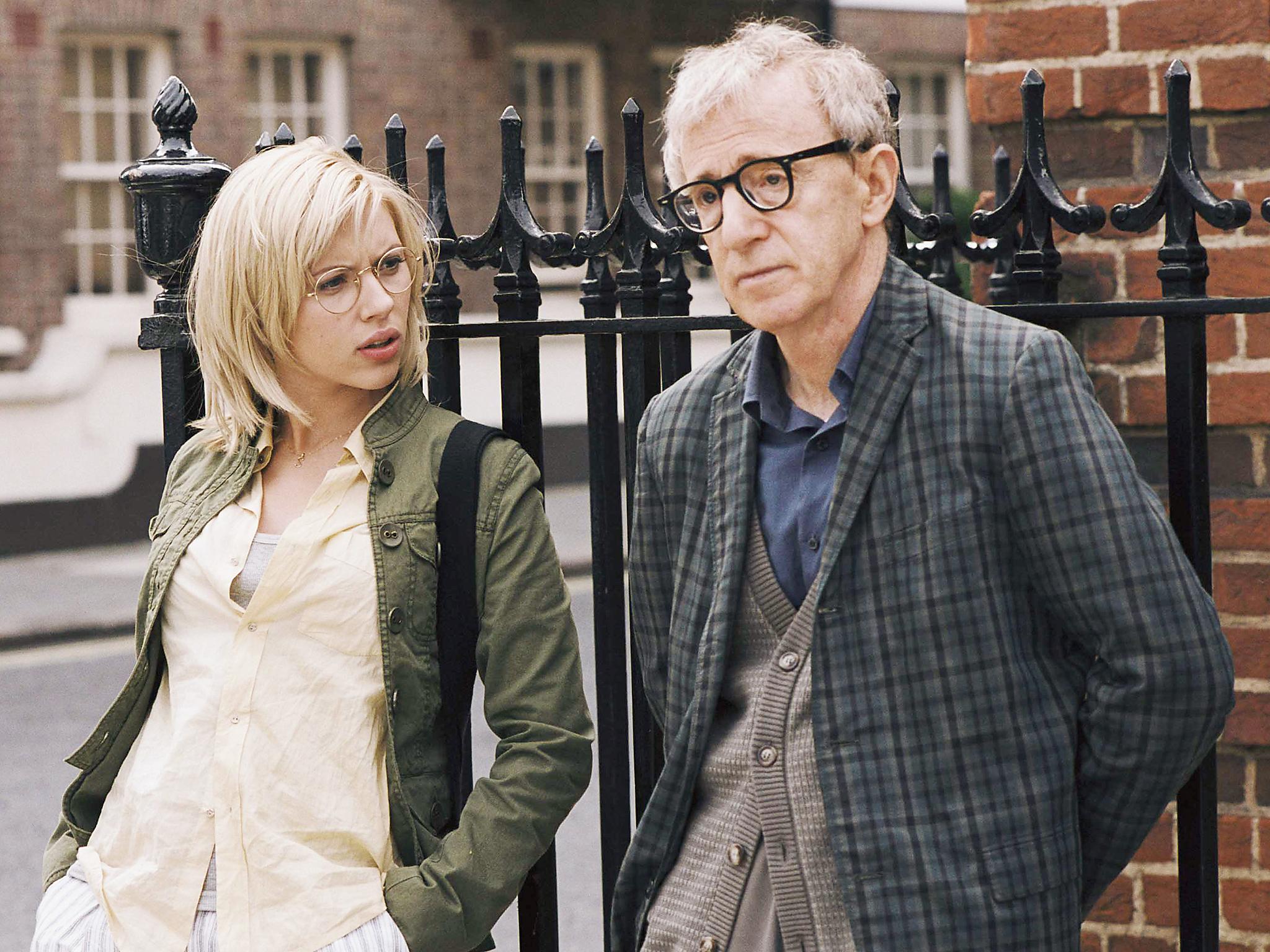 Scarlett Johansson and Woody Allen in 'Scoop' (2006) which wasn't released in the UK but is hugely enjoyable