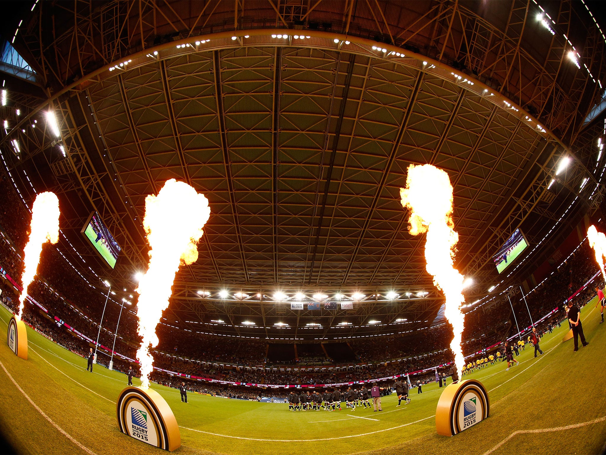 The Millennium Stadium has previously hosted Rugby World Cup fixtures