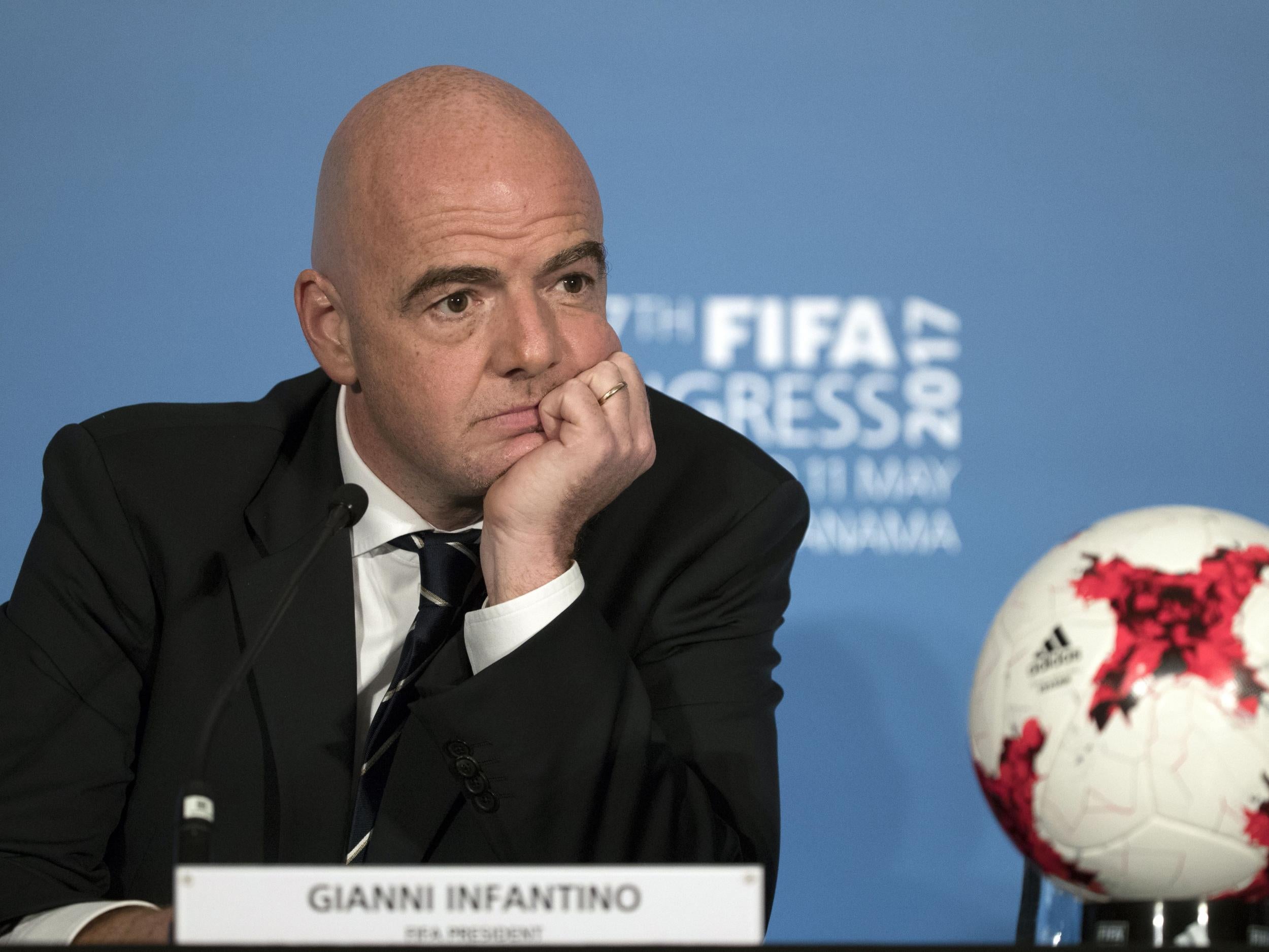 &#13;
Infantino is eager to expand the Club World Cup &#13;