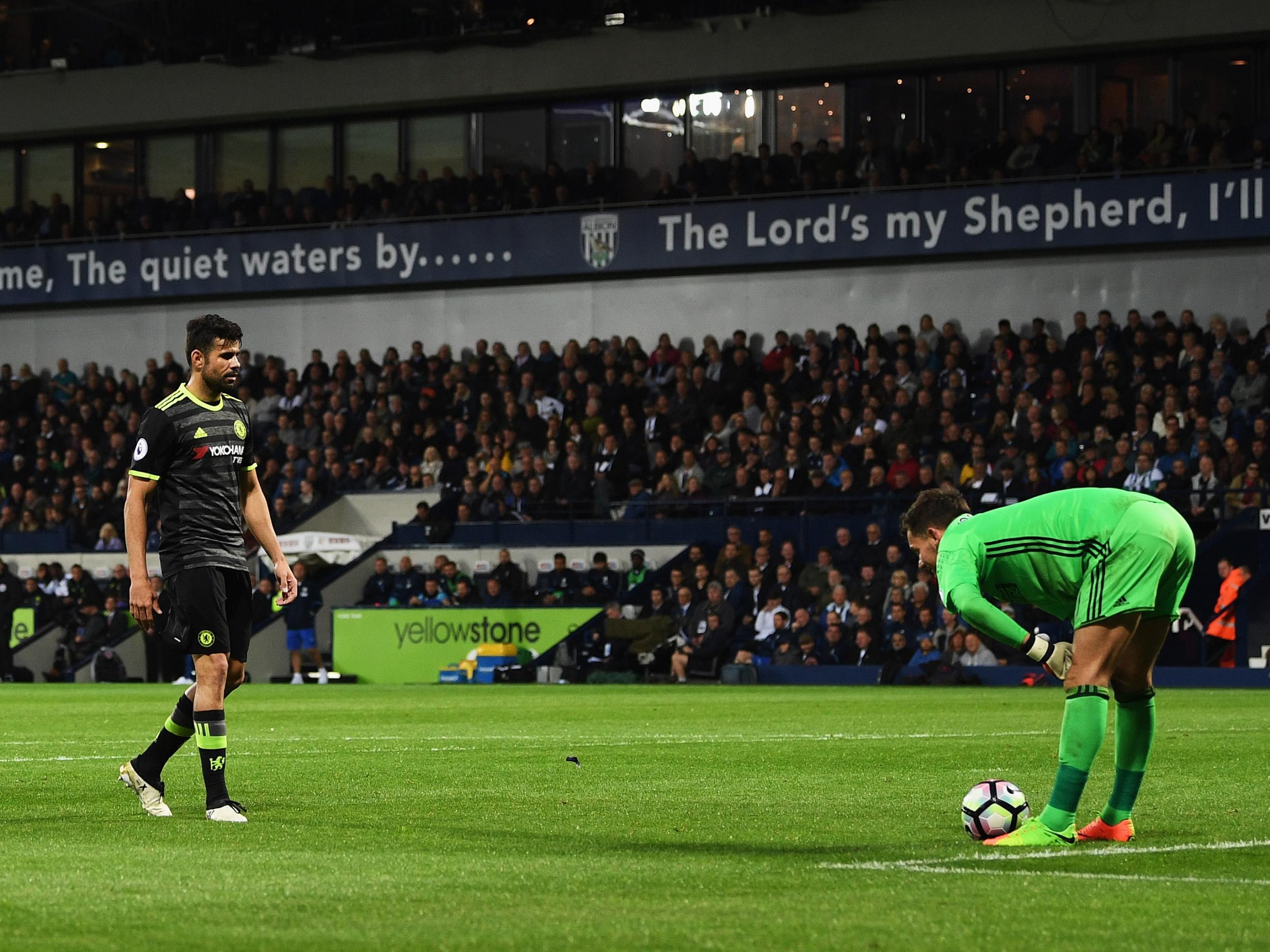 For long periods Chelsea struggled to break down West Brom (Getty)