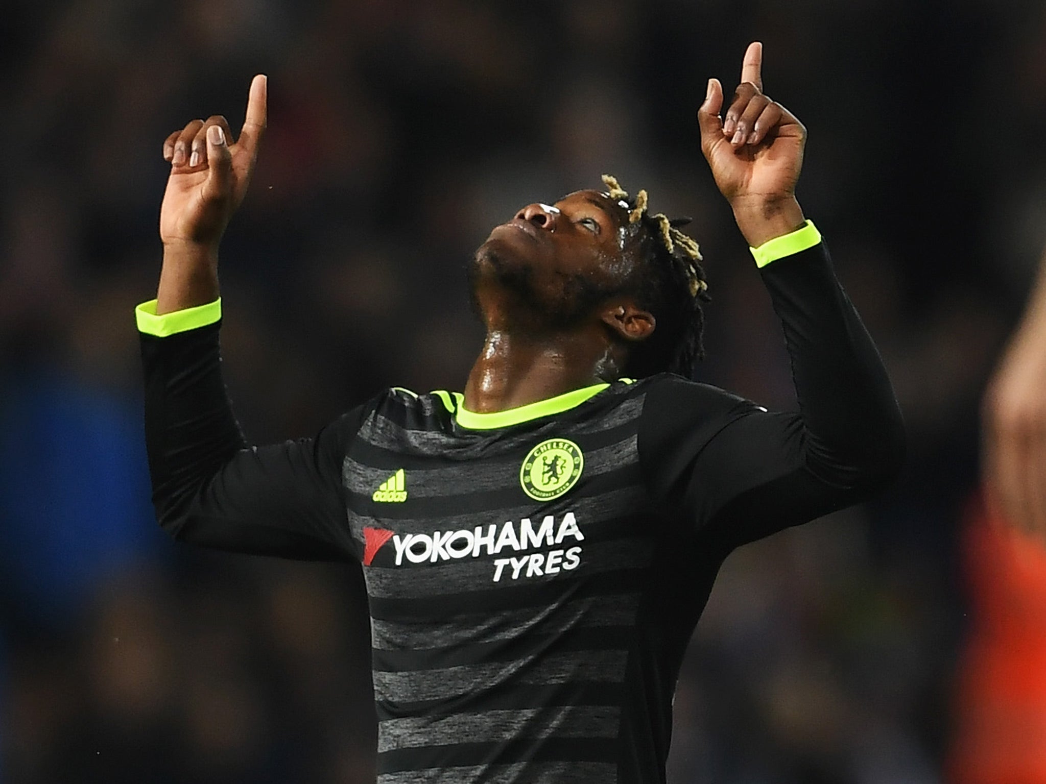 Michy Batshuayi secured the title for Chelsea with his goal at West Brom