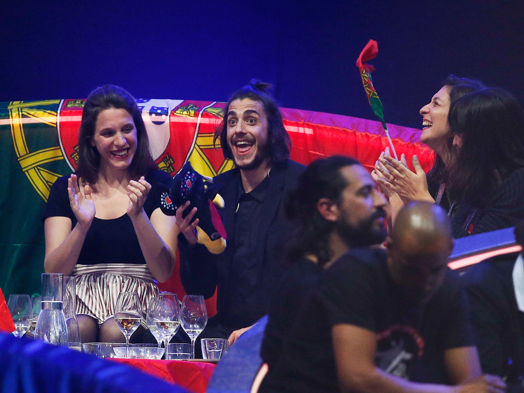 Salvador Sobral won for Portugal in 2017 with the song “Amar Pelos Dois”