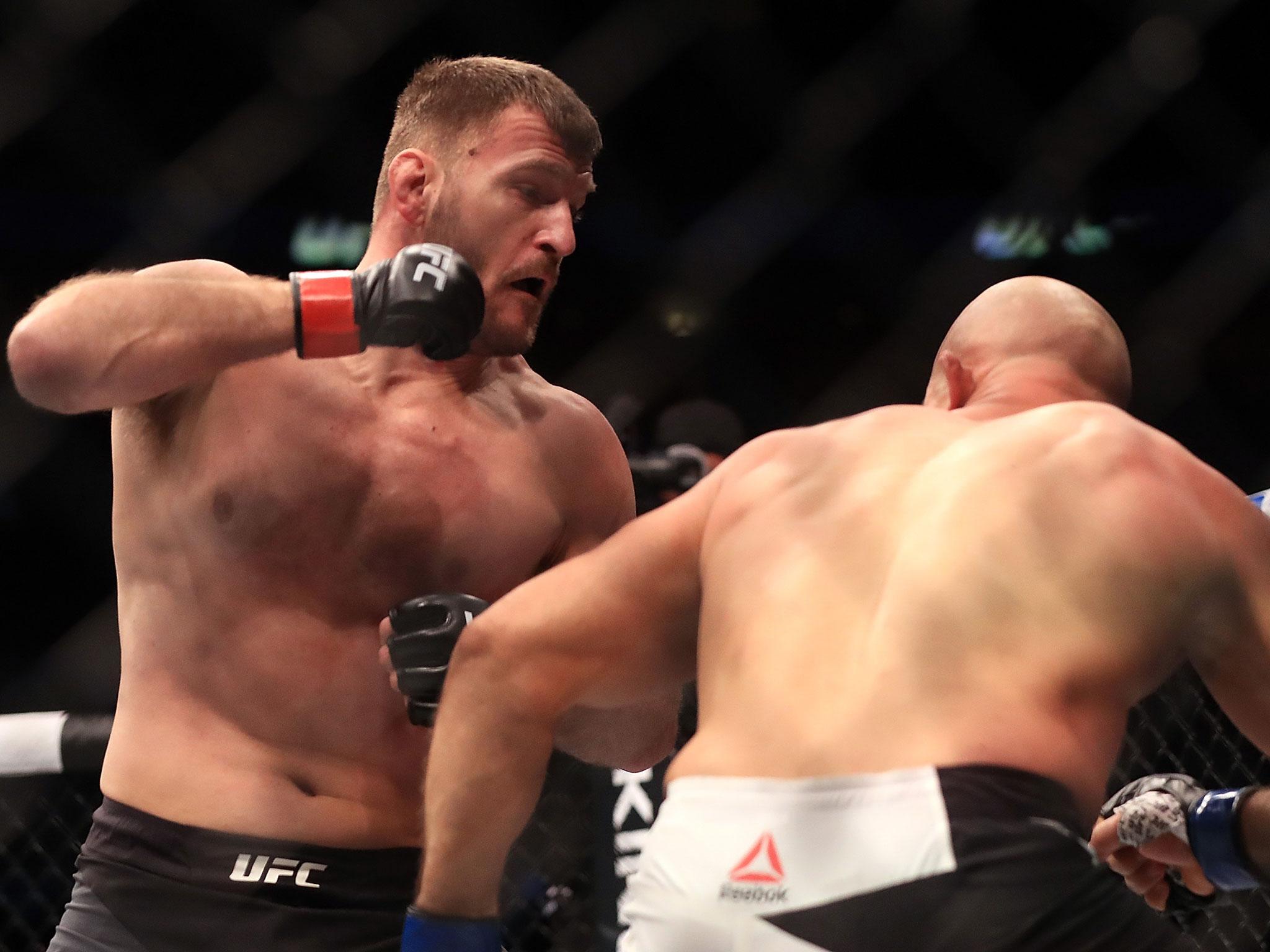 Stipe Miocic exploded out the blocks to put Junior dos Santos away in one