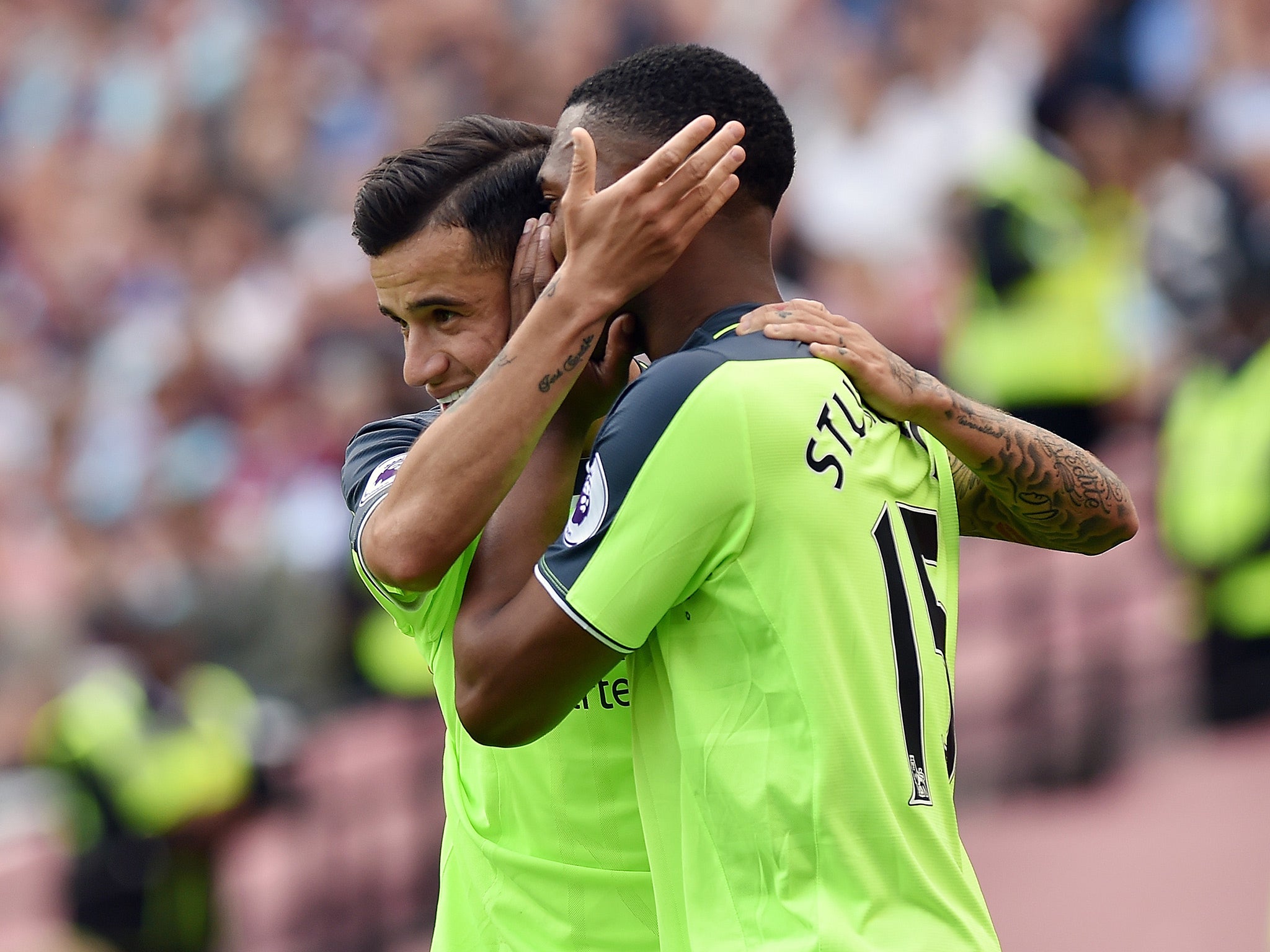 Coutinho and Sturridge combined brilliantly