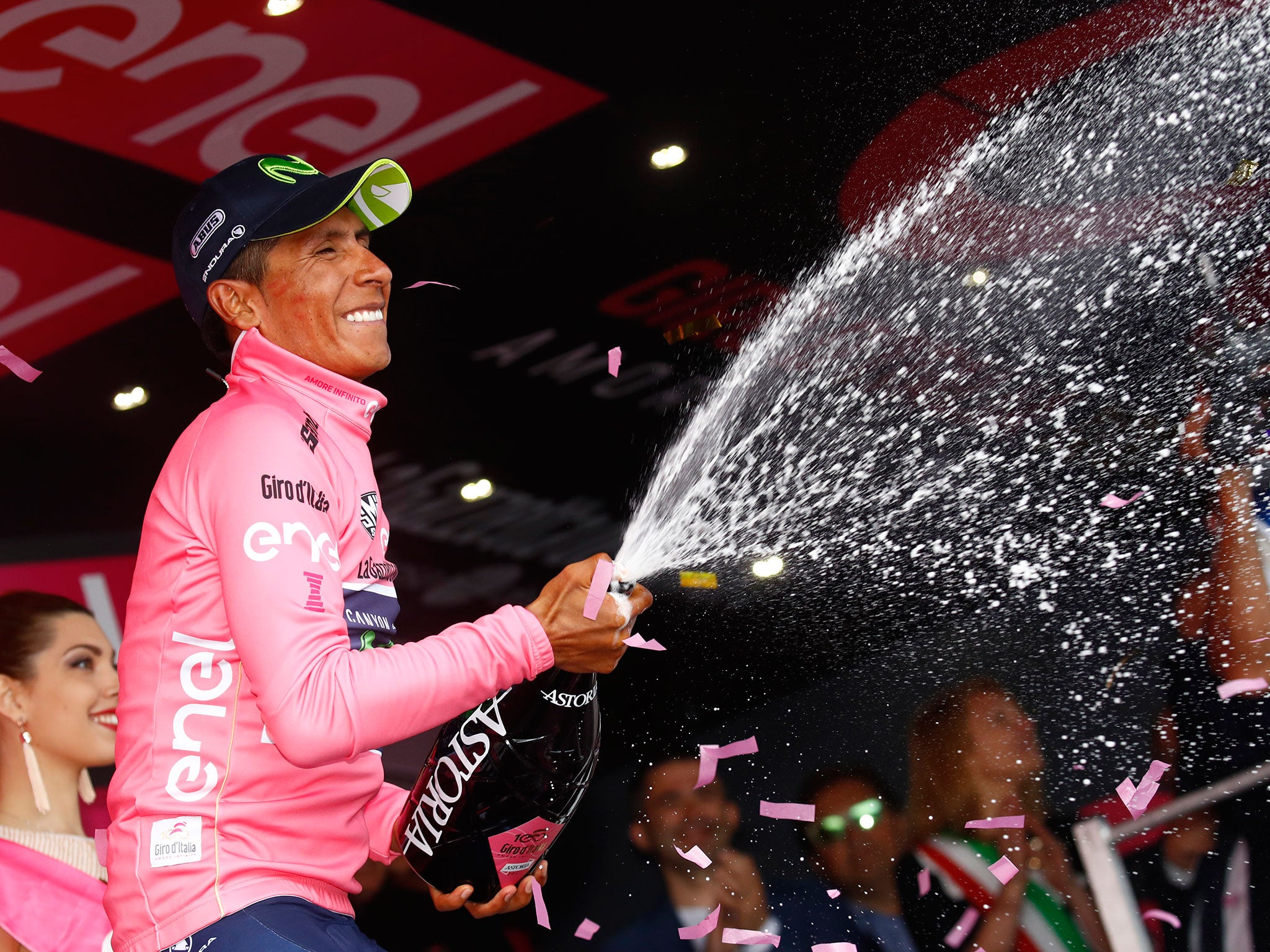 Nairo Quintana won the ninth stage