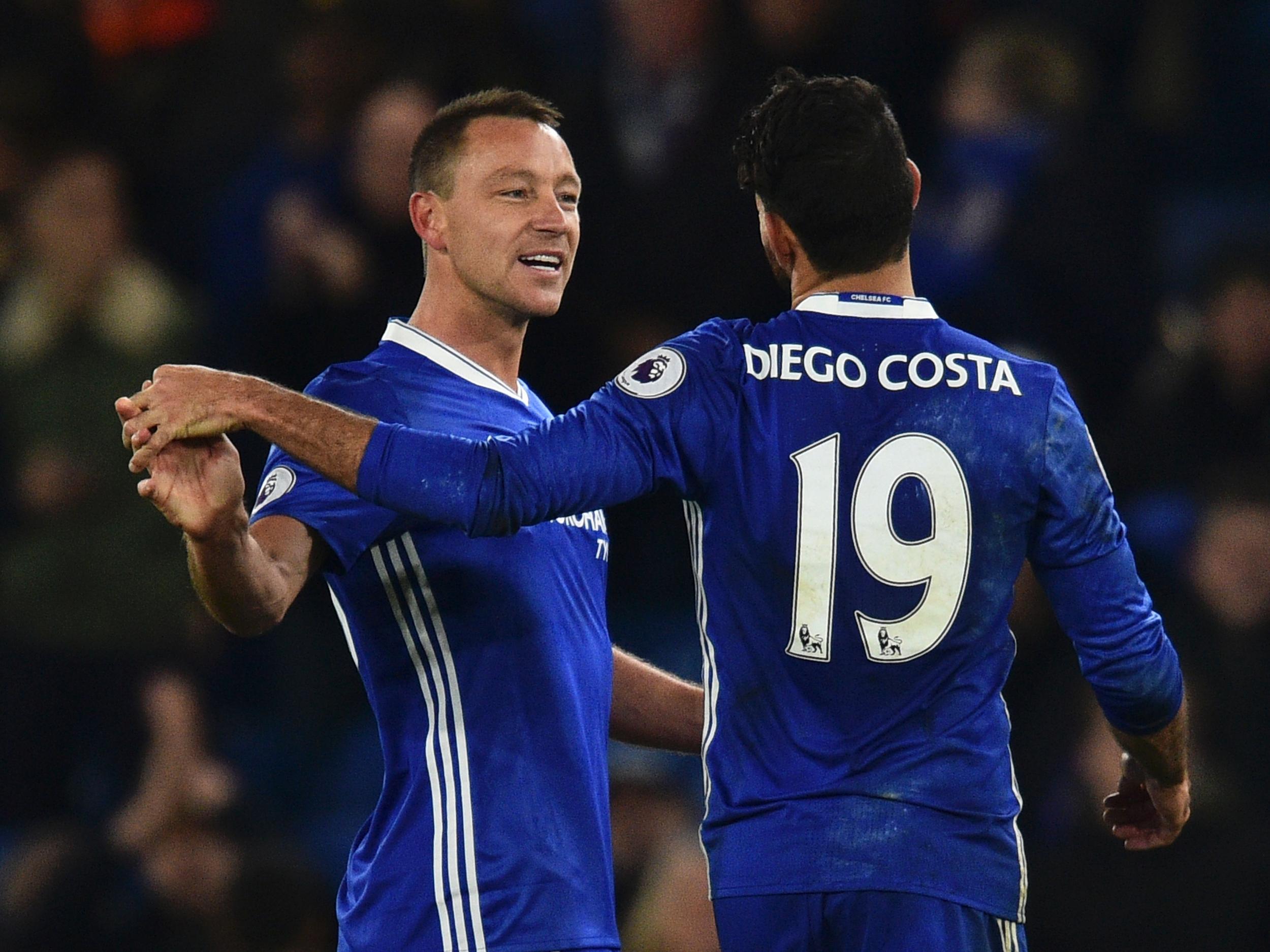 Terry and Costa have both been linked with moves to China