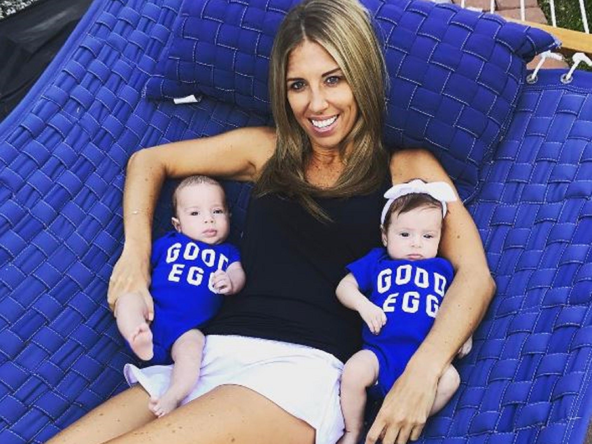 Sara Walsh spoke of her fertility struggles before having twins Hutton and Brees