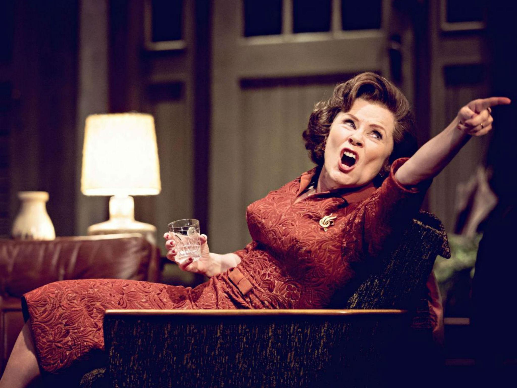 Imelda Staunton as Martha in ‘Who's Afraid of Virginia Woolf?’ at the Harold Pinter Theatre