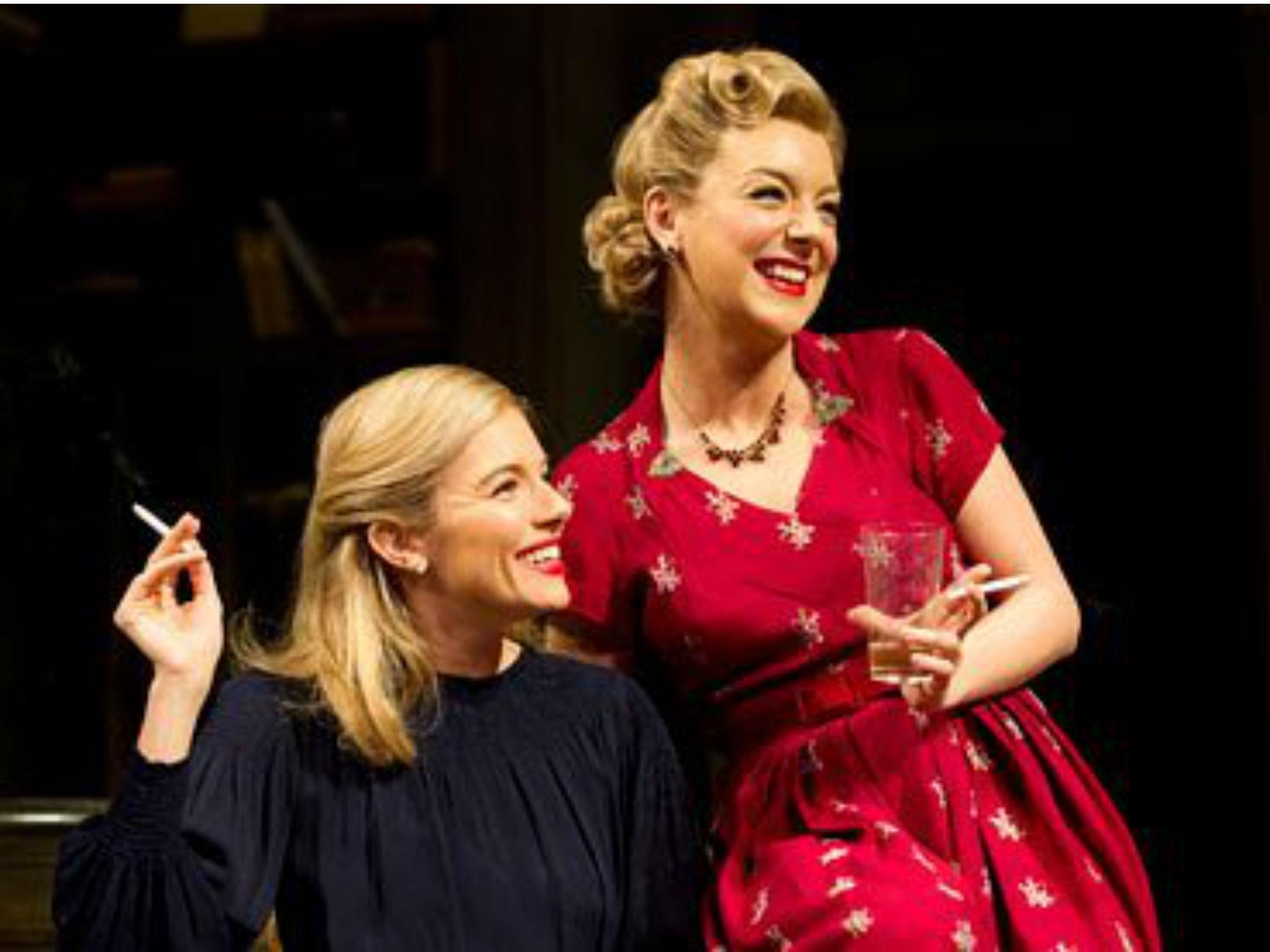 Sienna Miller as Patricia Graham and Sheridan Smith as Doris, Countess Skriczevinsky in Nunn's 2011 production of Rattigan's ‘Flare Path’ at London's Theatre Royal Haymarket