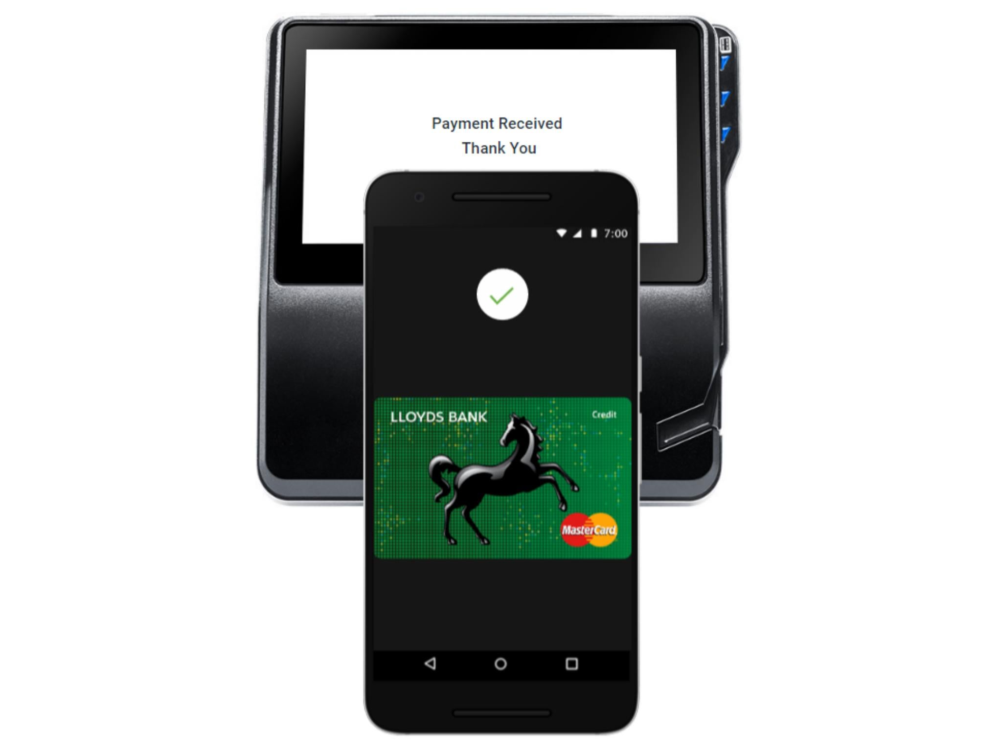 Android Pay works in a very similar manner to Samsung Pay, but has had a year head-start over it