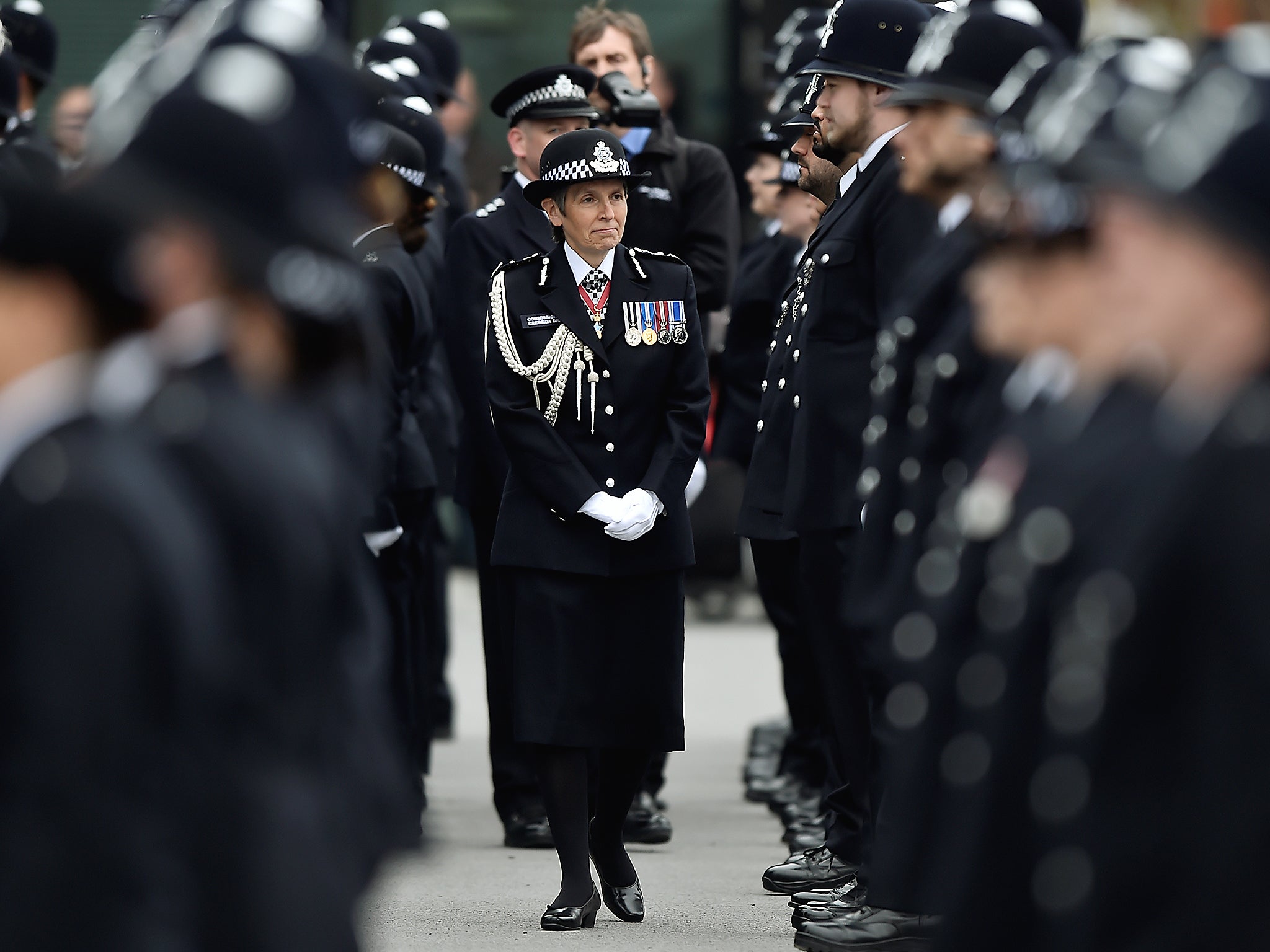 The Met Police Commissioner, Ms Dick, also spoke of ‘hundreds and hundreds’ of arrests