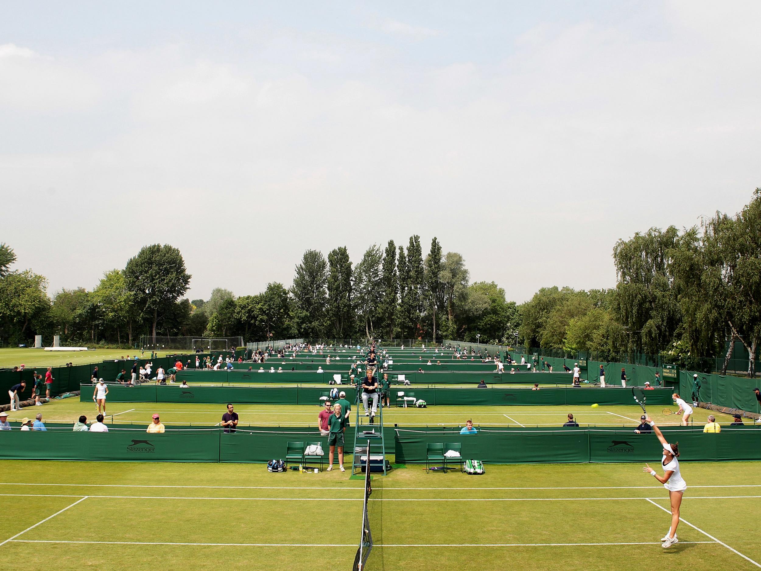 Sharapova's presence at Wimbledon qualifying would be a logistical challenge