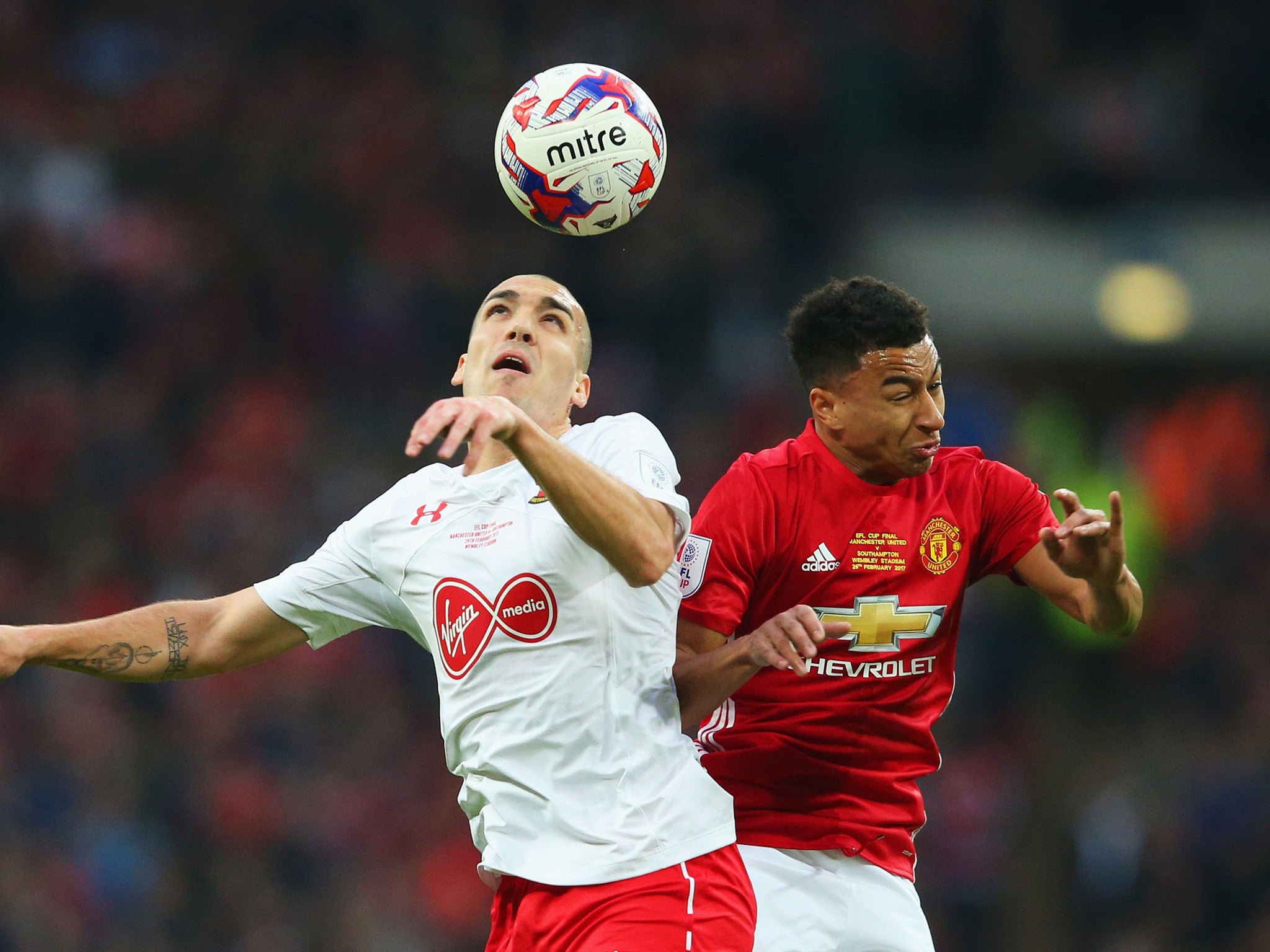 Manchester United beat Southampton in this year's EFL Cup final at Wembley