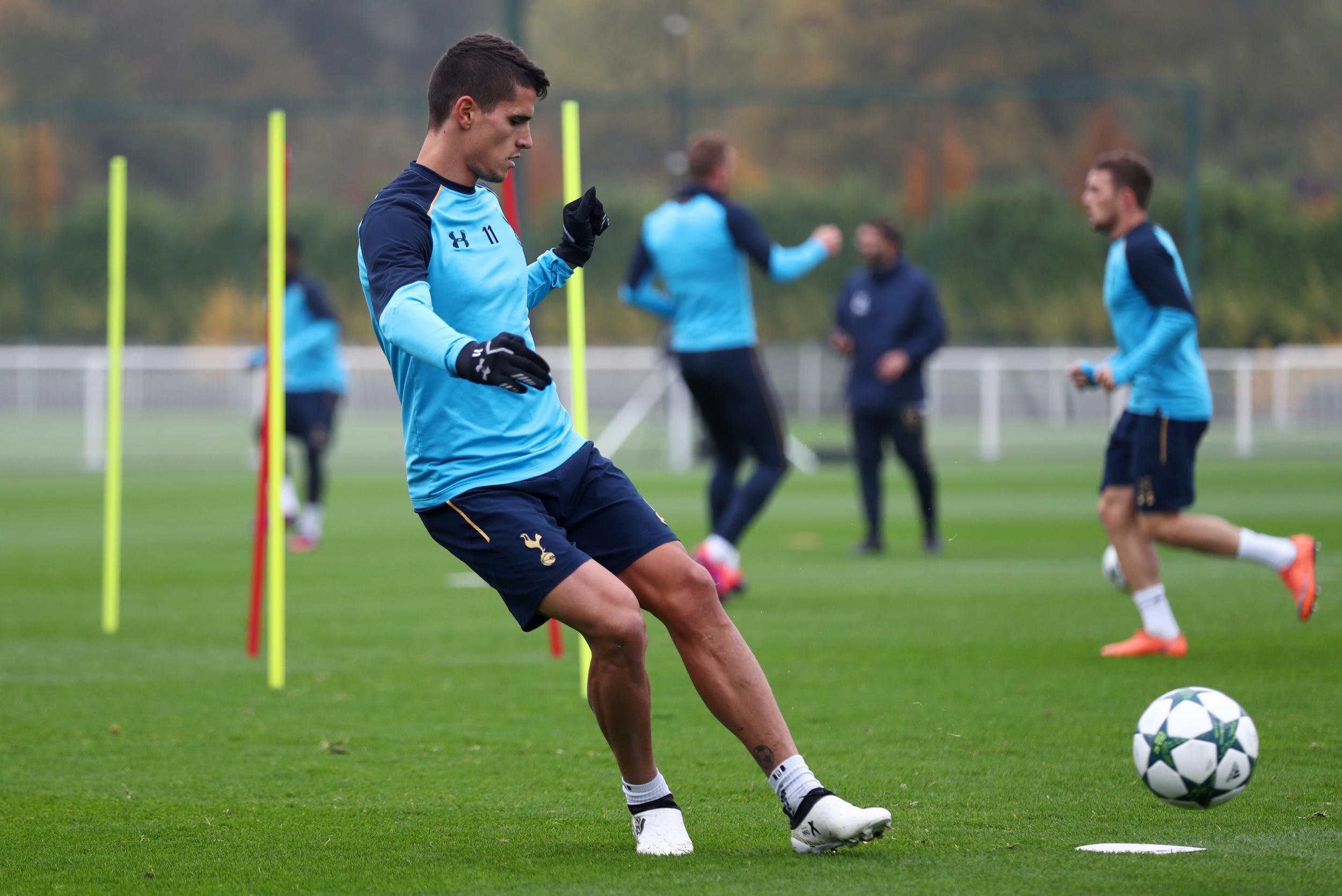 Erik Lamela has struggled with the hip injury all season