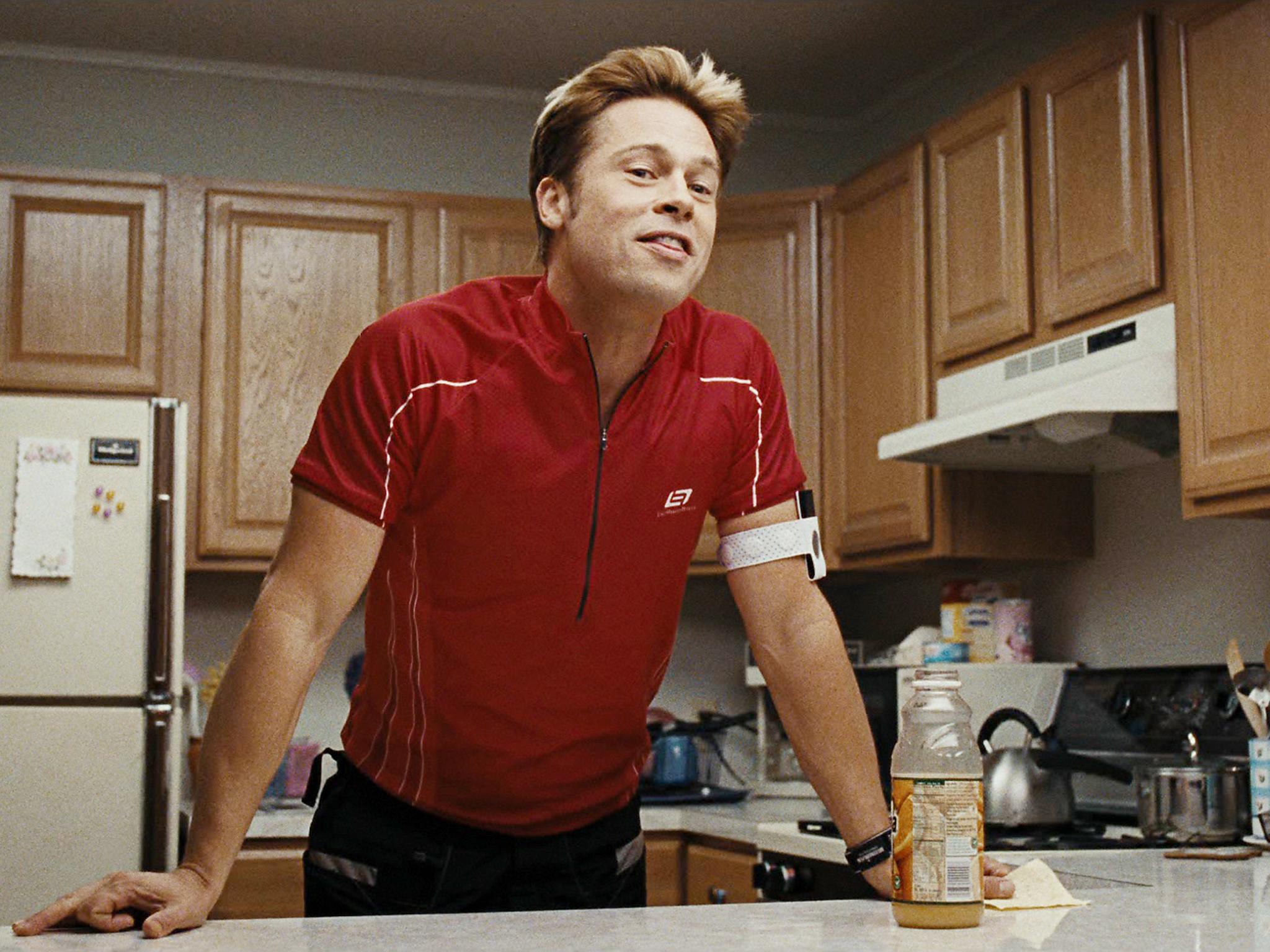 Brad Pitt plays fitness instructor Chad, one of modern comedy’s great fools