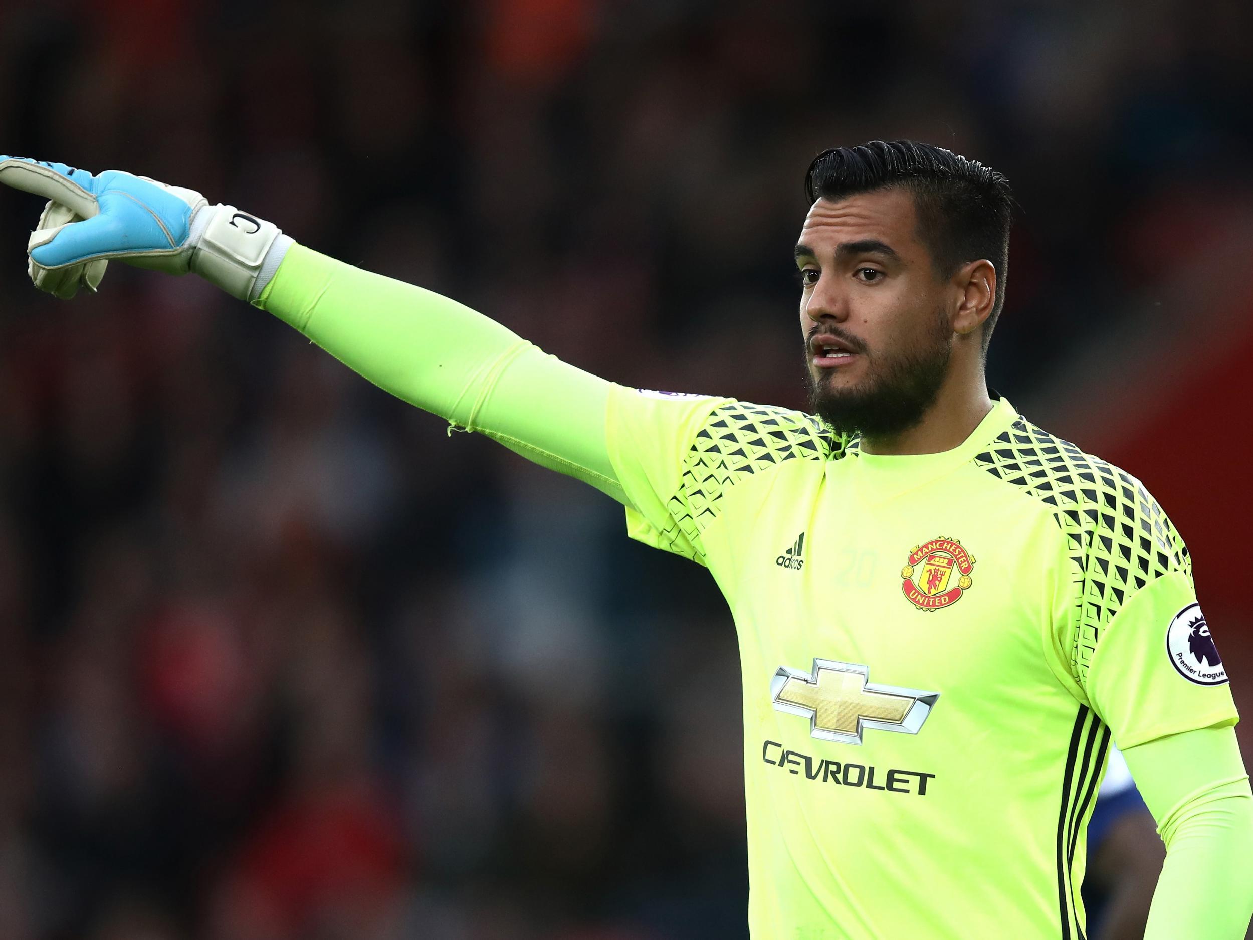 Sergio Romero will start next week's Europa League final