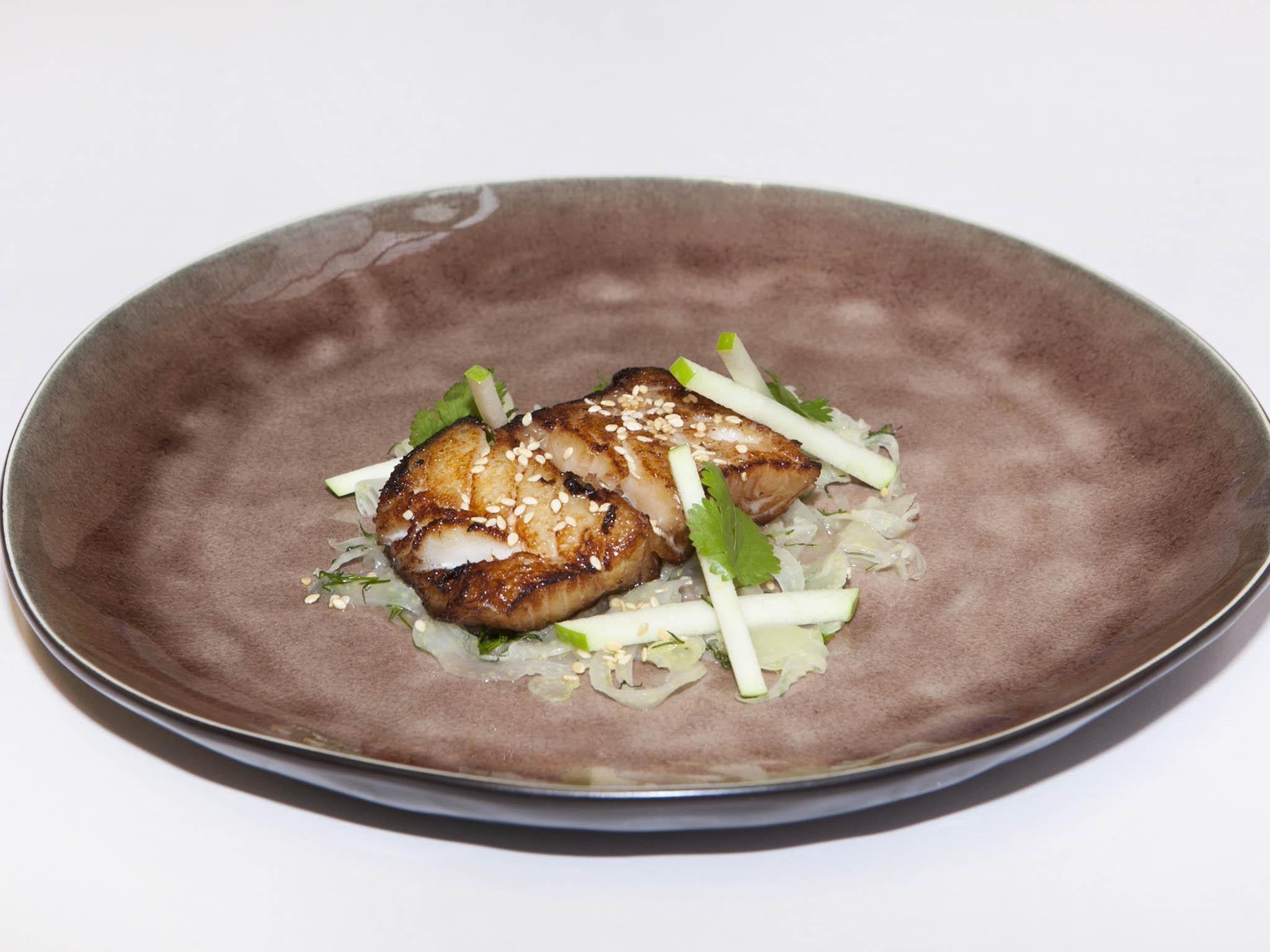 This soy-marinated cod recipe from Adam Stokes makes a scintillating starter