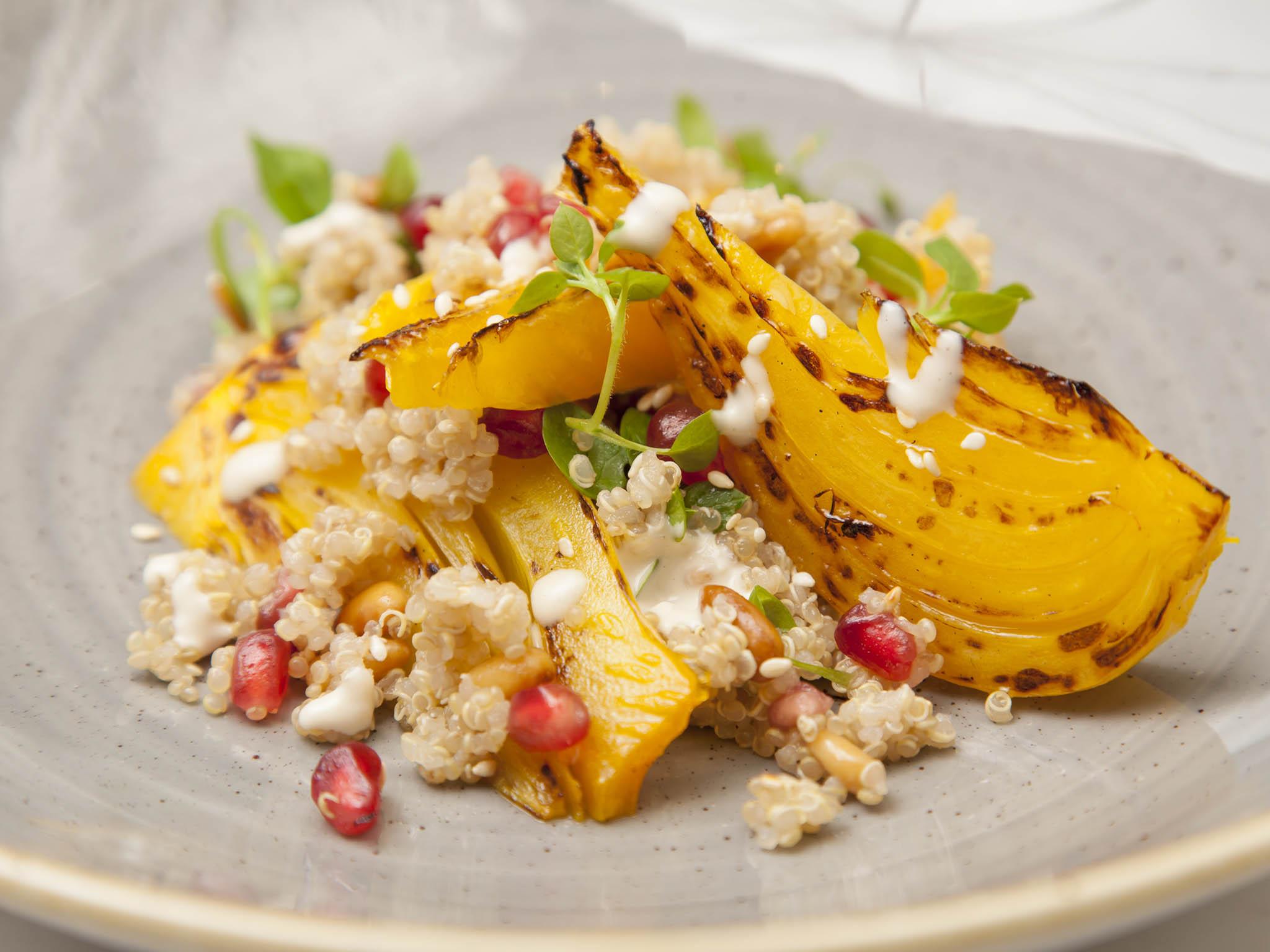 Shaun Rankin's vibrant quinoa salad recipe is bursting with Middle Eastern flavours