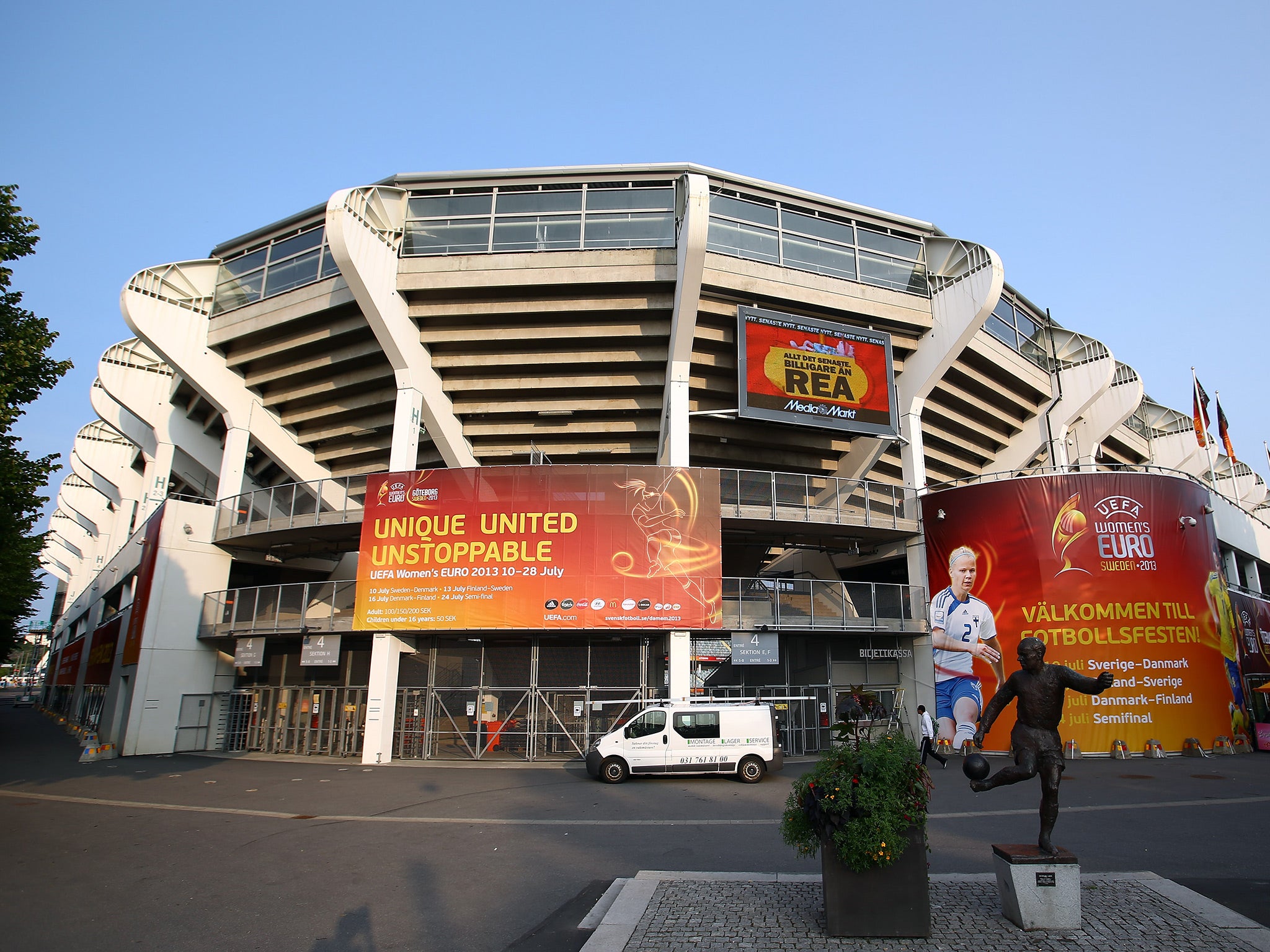 Gamla Ullevi, the stadium where the match in question was due to be played