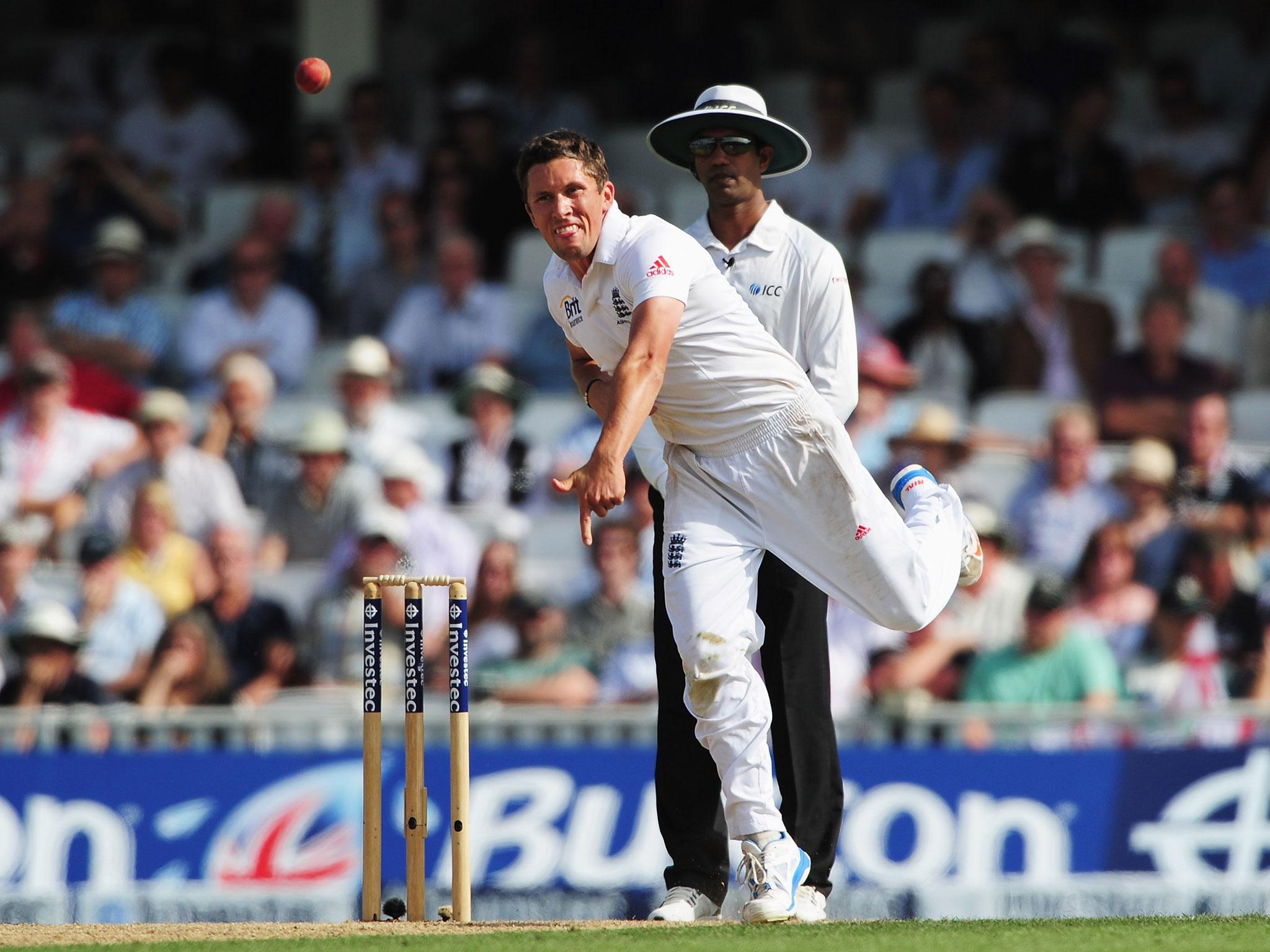 Simon Kerrigan endured a debut to forget at the Oval in 2013