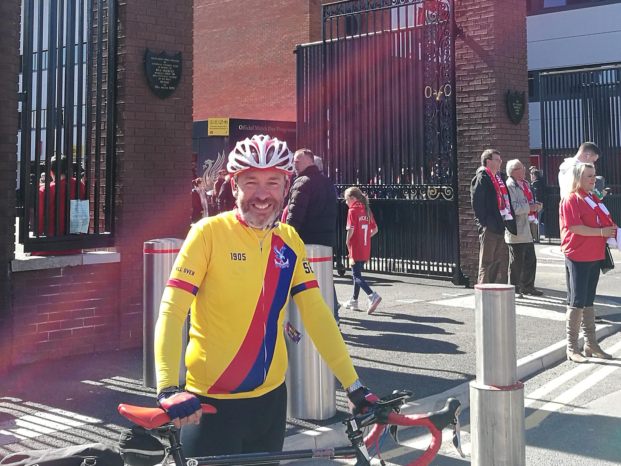 Stephen has made it to Anfield this season