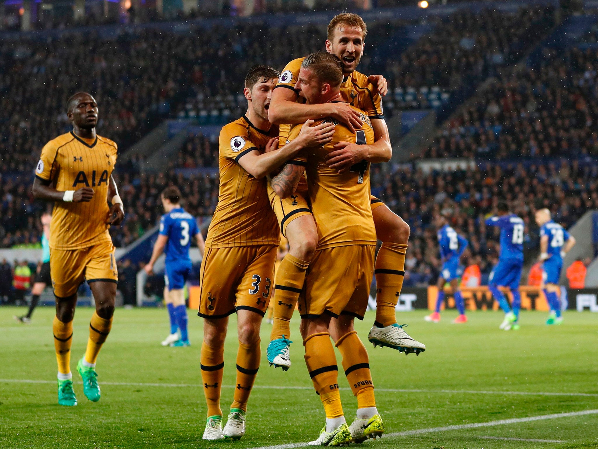 Tottenham are guaranteed a best-ever second-placed finish (Getty )