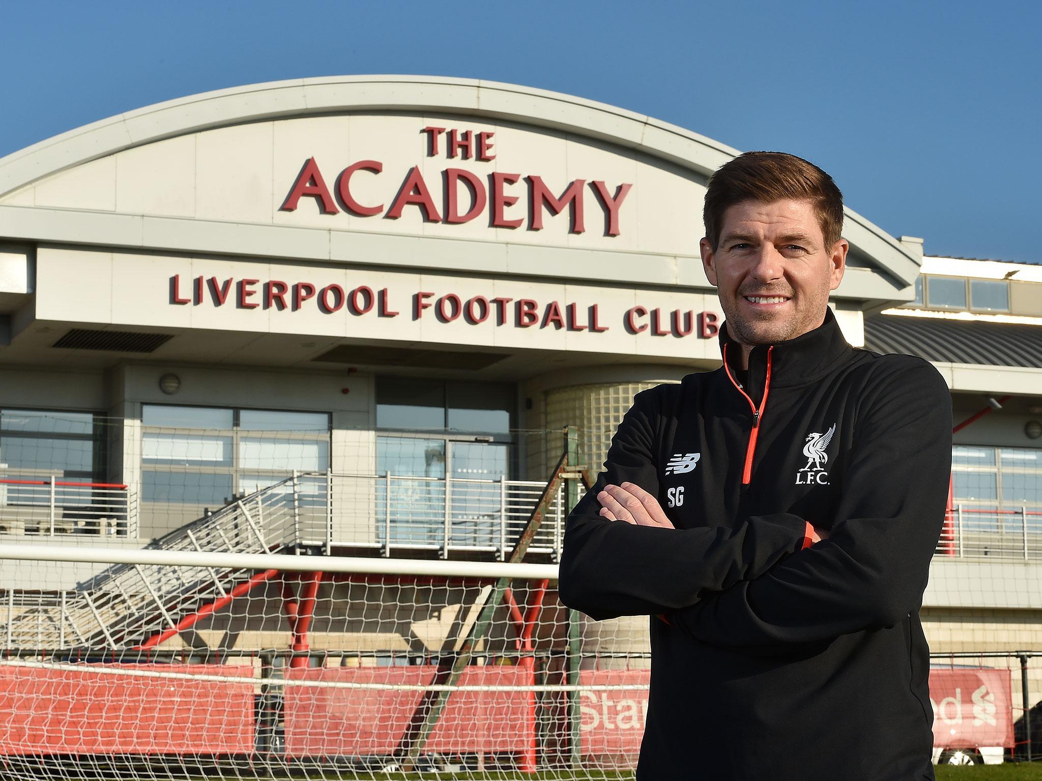 Gerrard has cut his managerial teeth where he feels most at home