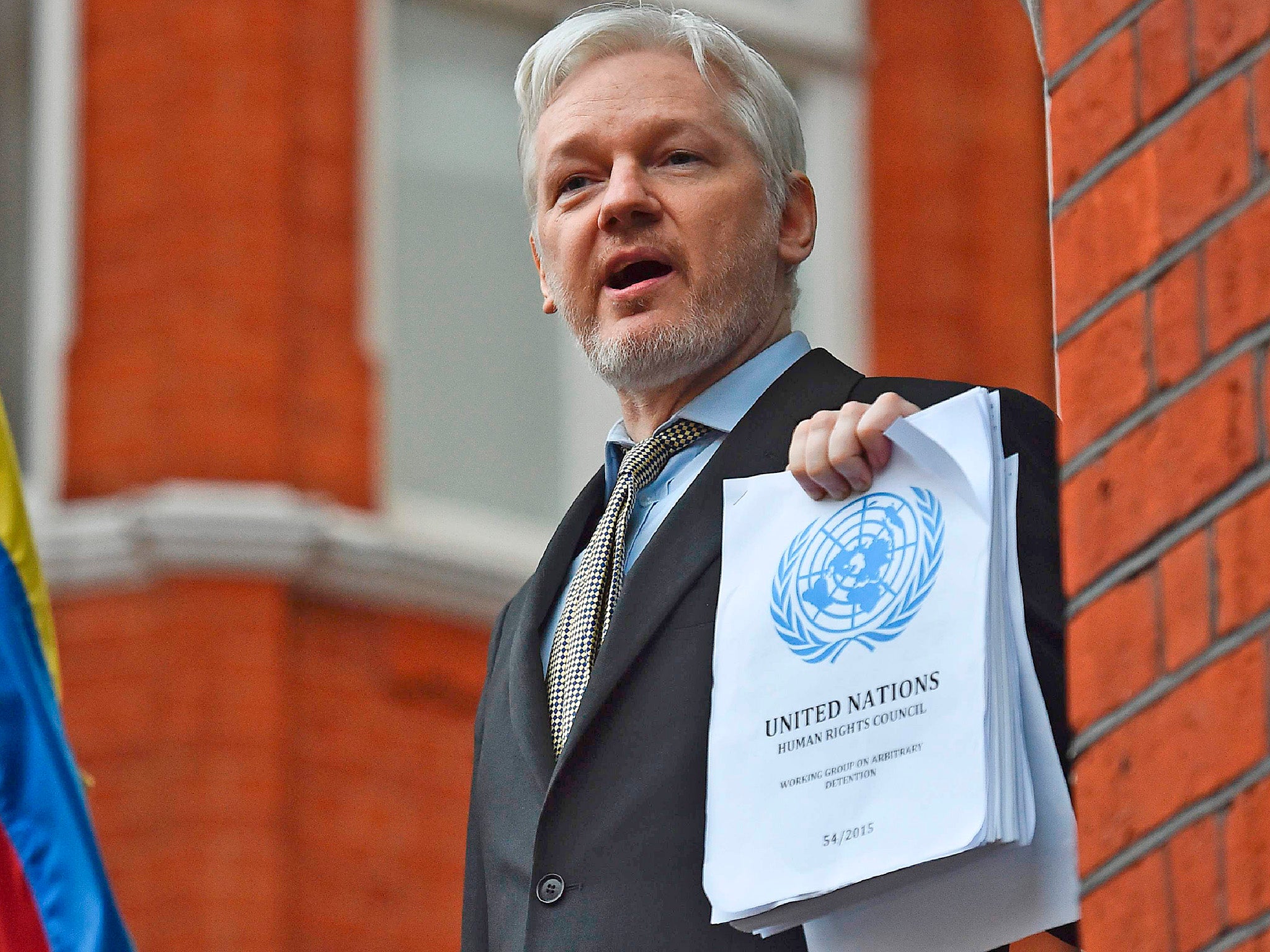 The UN had accused the UK and Sweden of keeping Mr Assange in 'arbitrary detention'