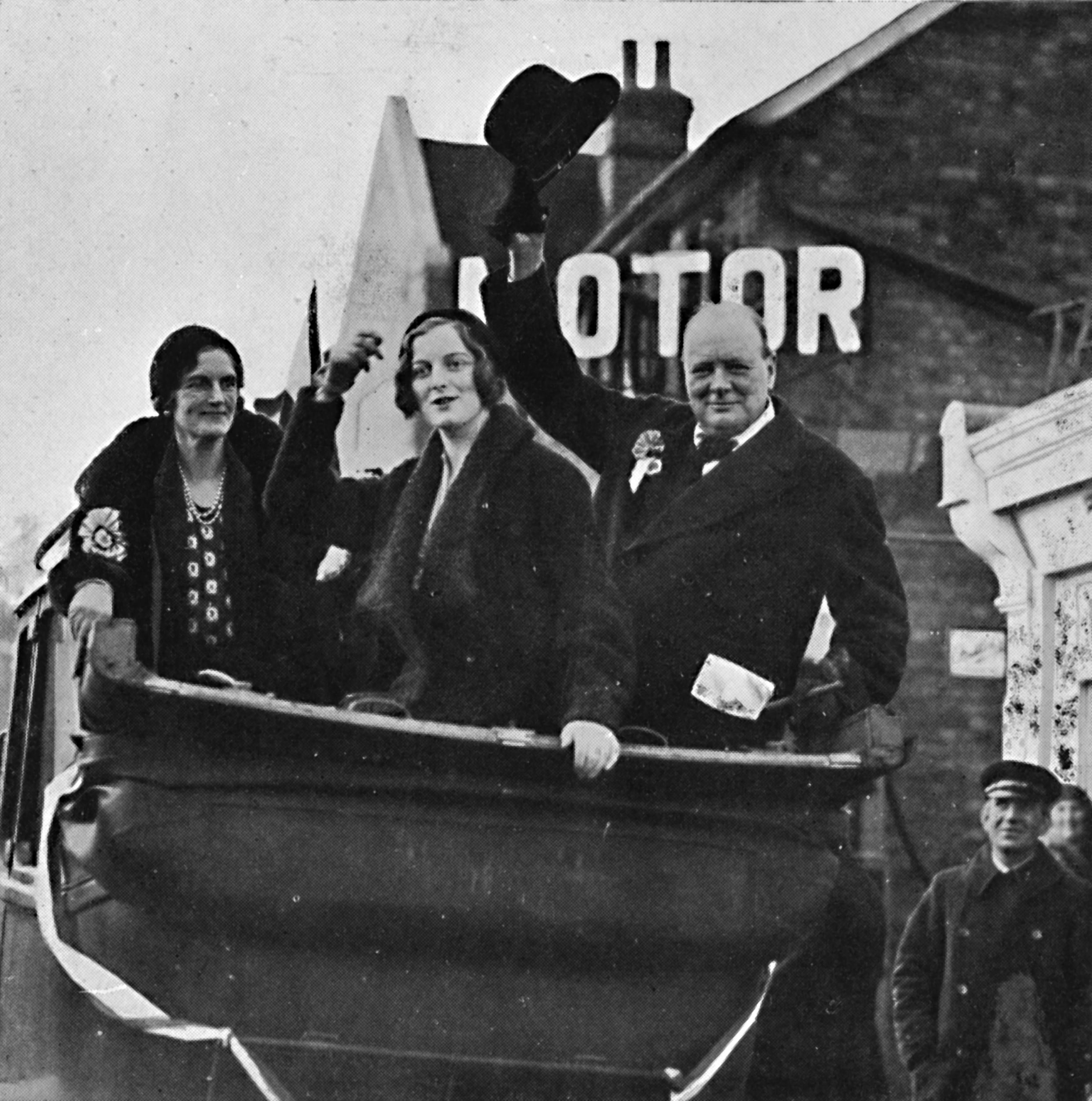 We may have to look back at 1931, when Mrs Churchill and daughter Diana shared in Winston's victory in Epping. Photo: Getty