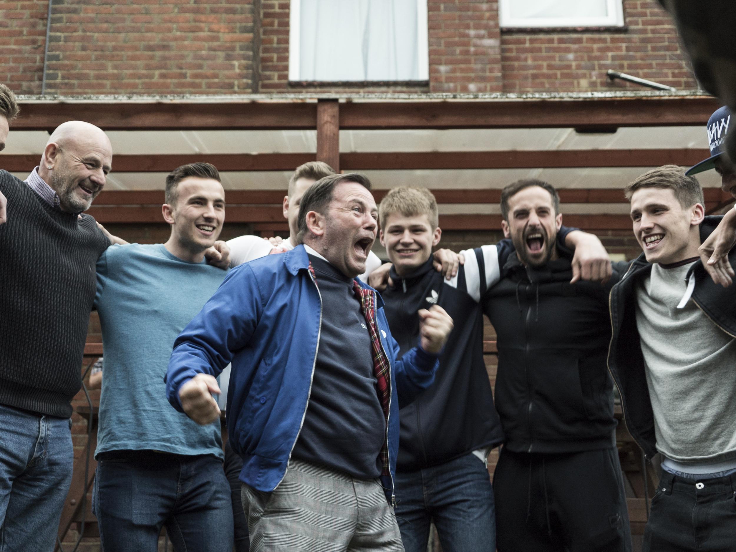 Sholing celebrating their success (Woody Rankin)