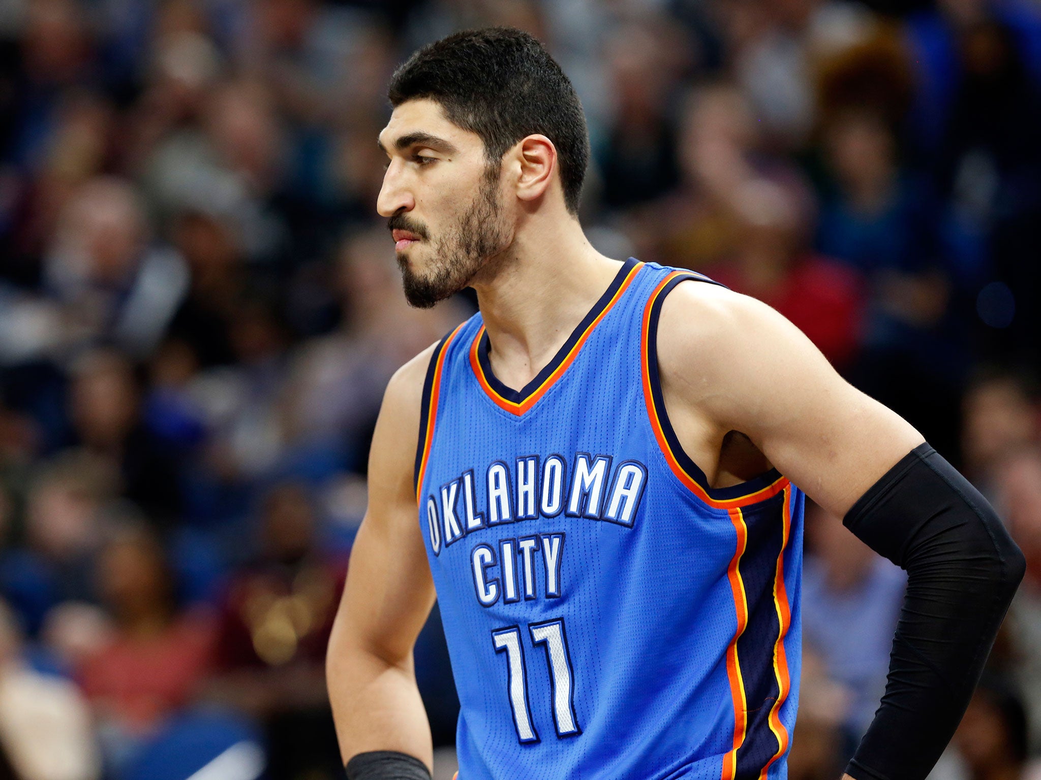 Oklahoma City Thunder's Enes Kanter was held by Romanian police at Bucharest airport after his passport was cancelled