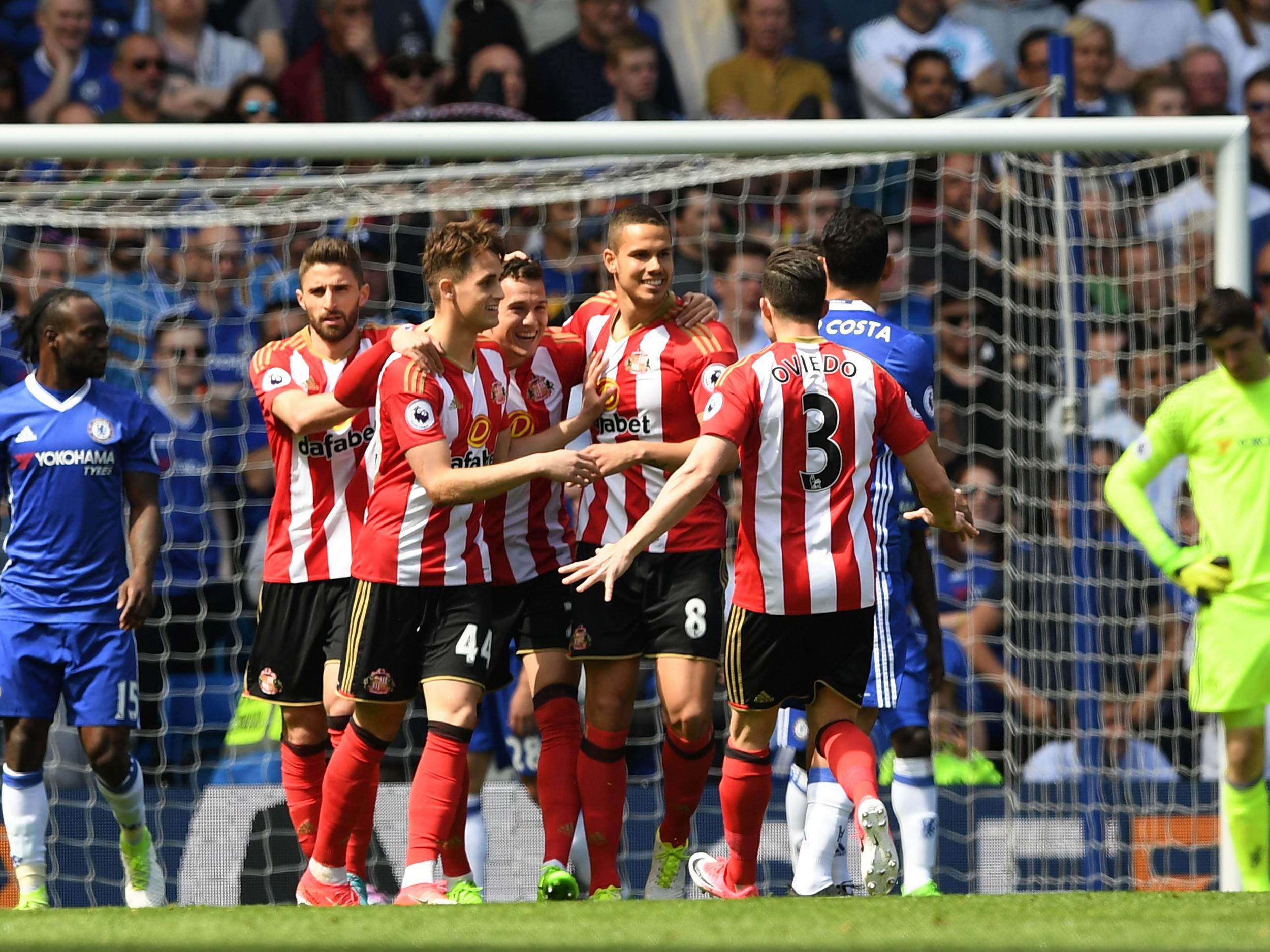 Manquillo gave Sunderland a shock lead