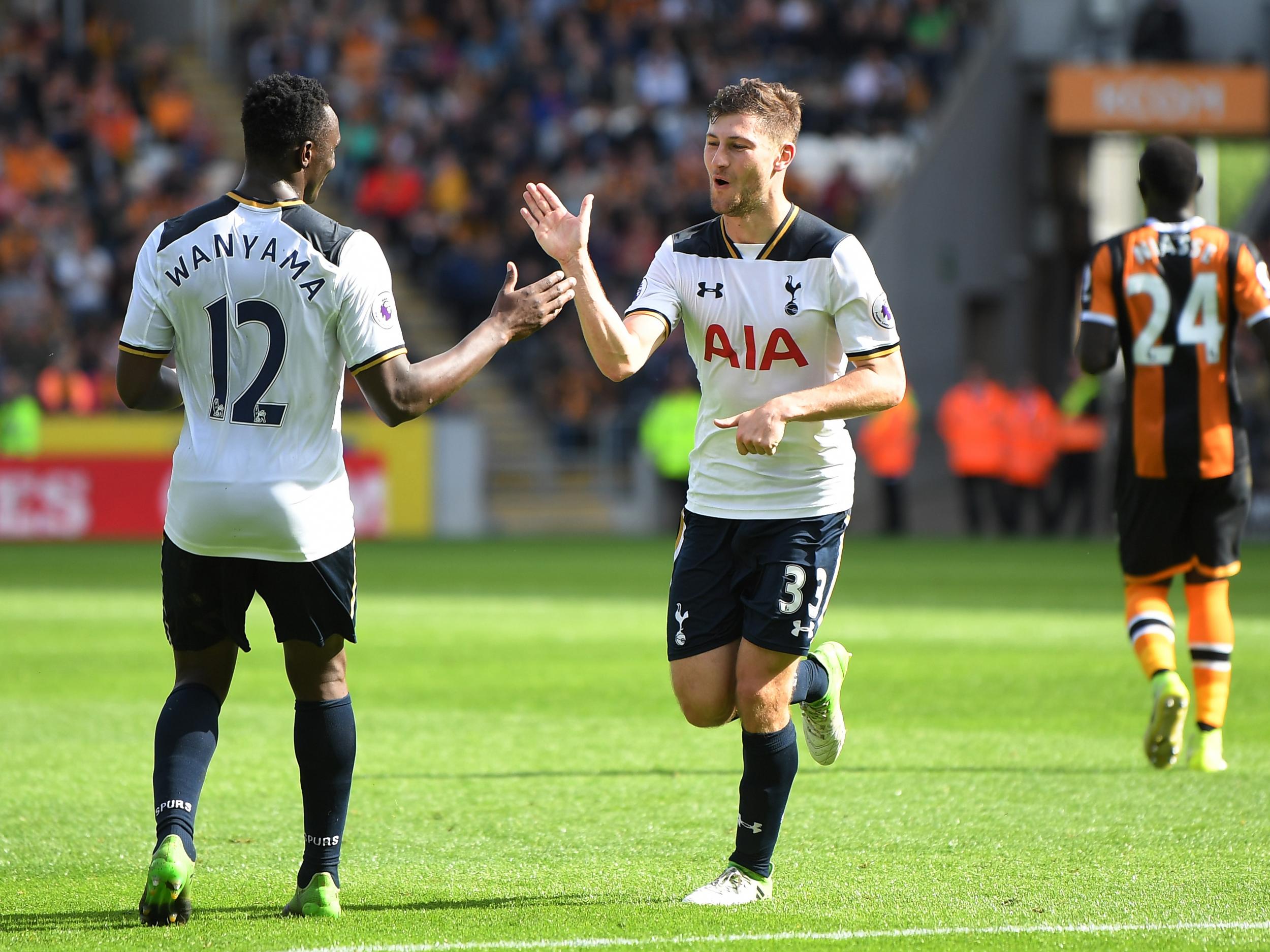 Davies scored the first Premier League goal of his Spurs career