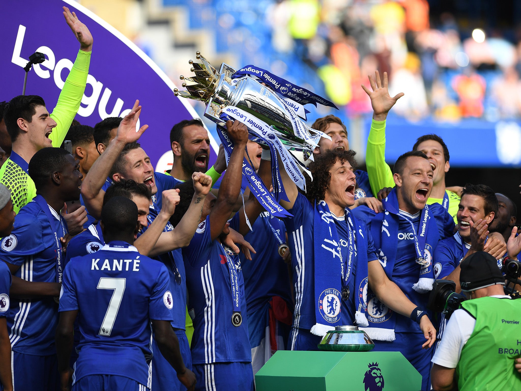 Chelsea claimed their sixth English title