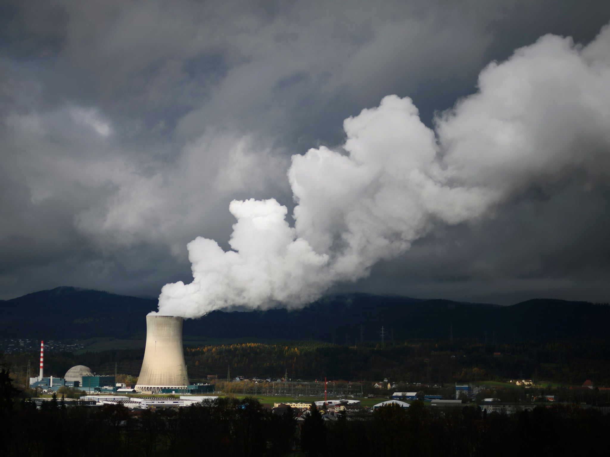 The Goesgen Nuclear Power Plant near Daeniken, Northern Switzerland.