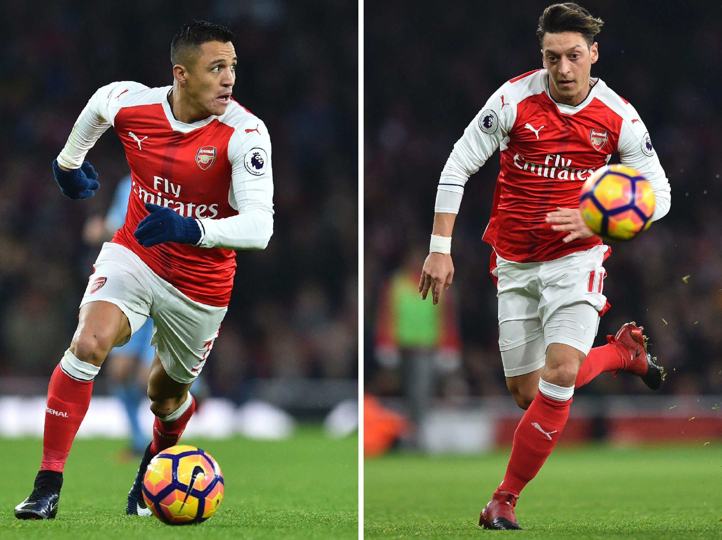 Sanchez and Ozil have not yet renewed their contracts