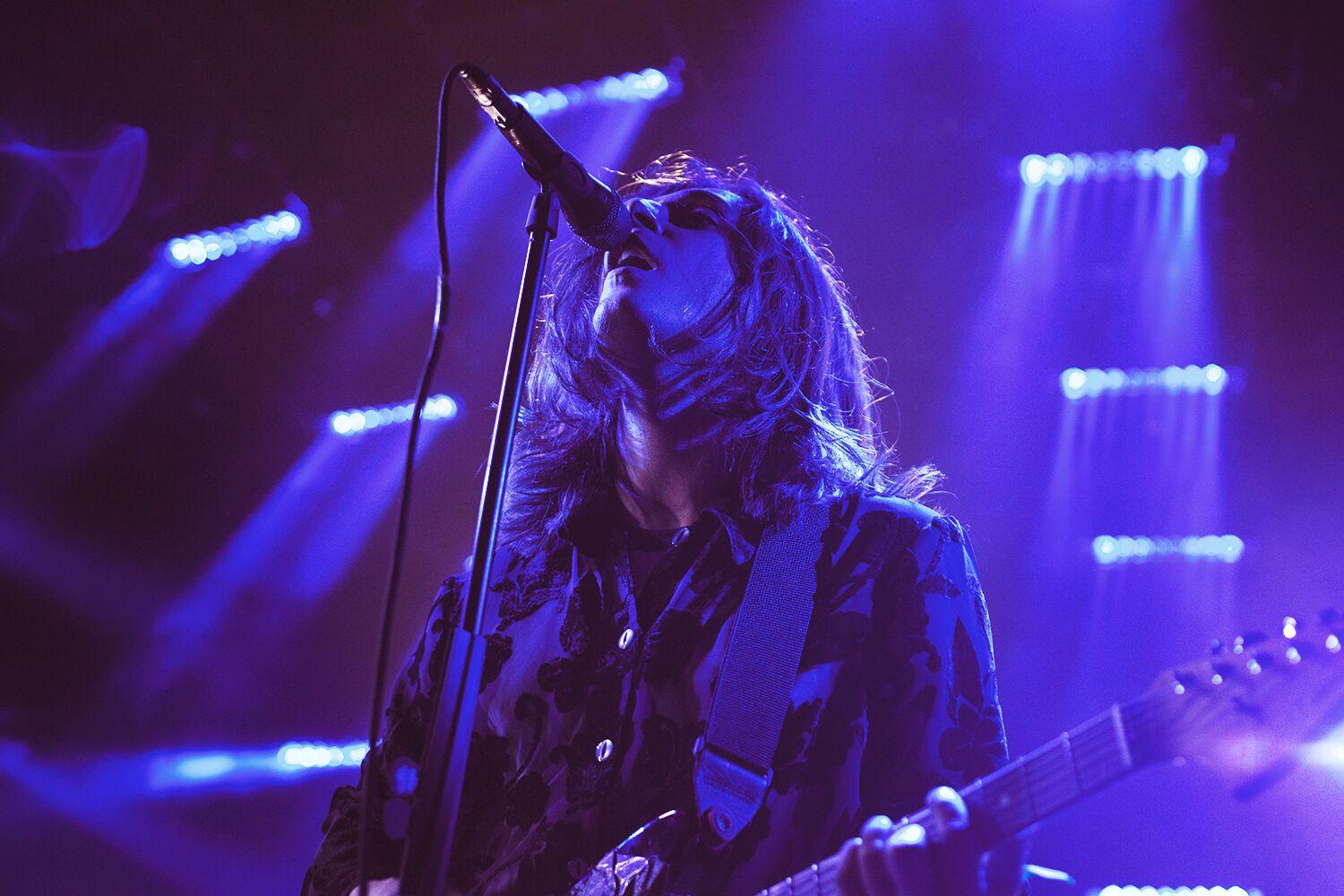 INHEAVEN guitarist/singer James Taylor performs on the Vevo Stage at The Great Escape festival in Brighton