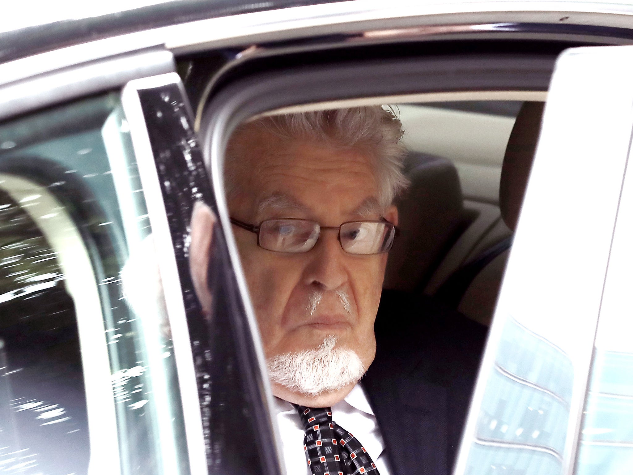 Rolf Harris arrives at Southwark Crown Court, London. Rex