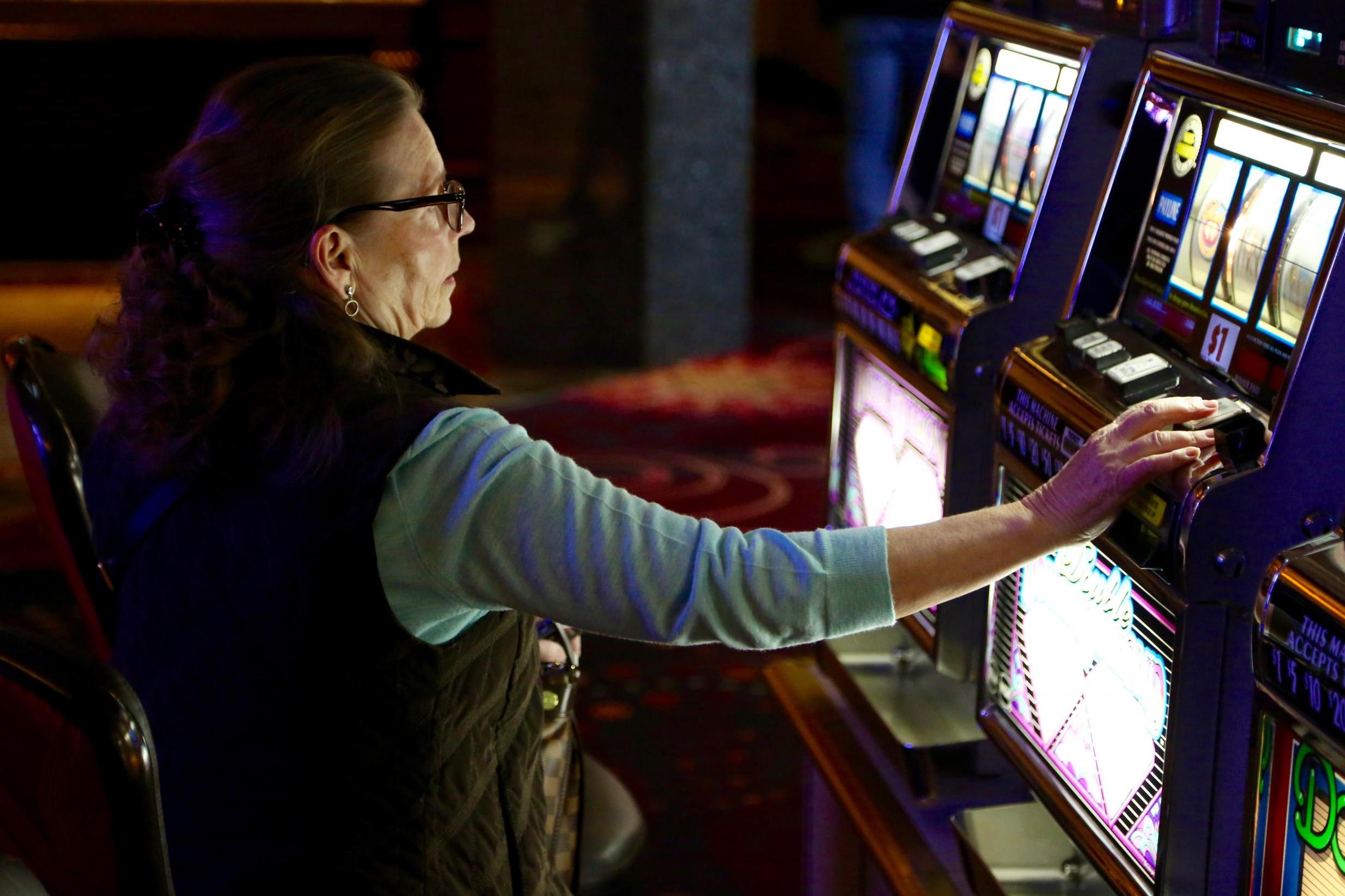 There's no shortage of slot machines at the Rio