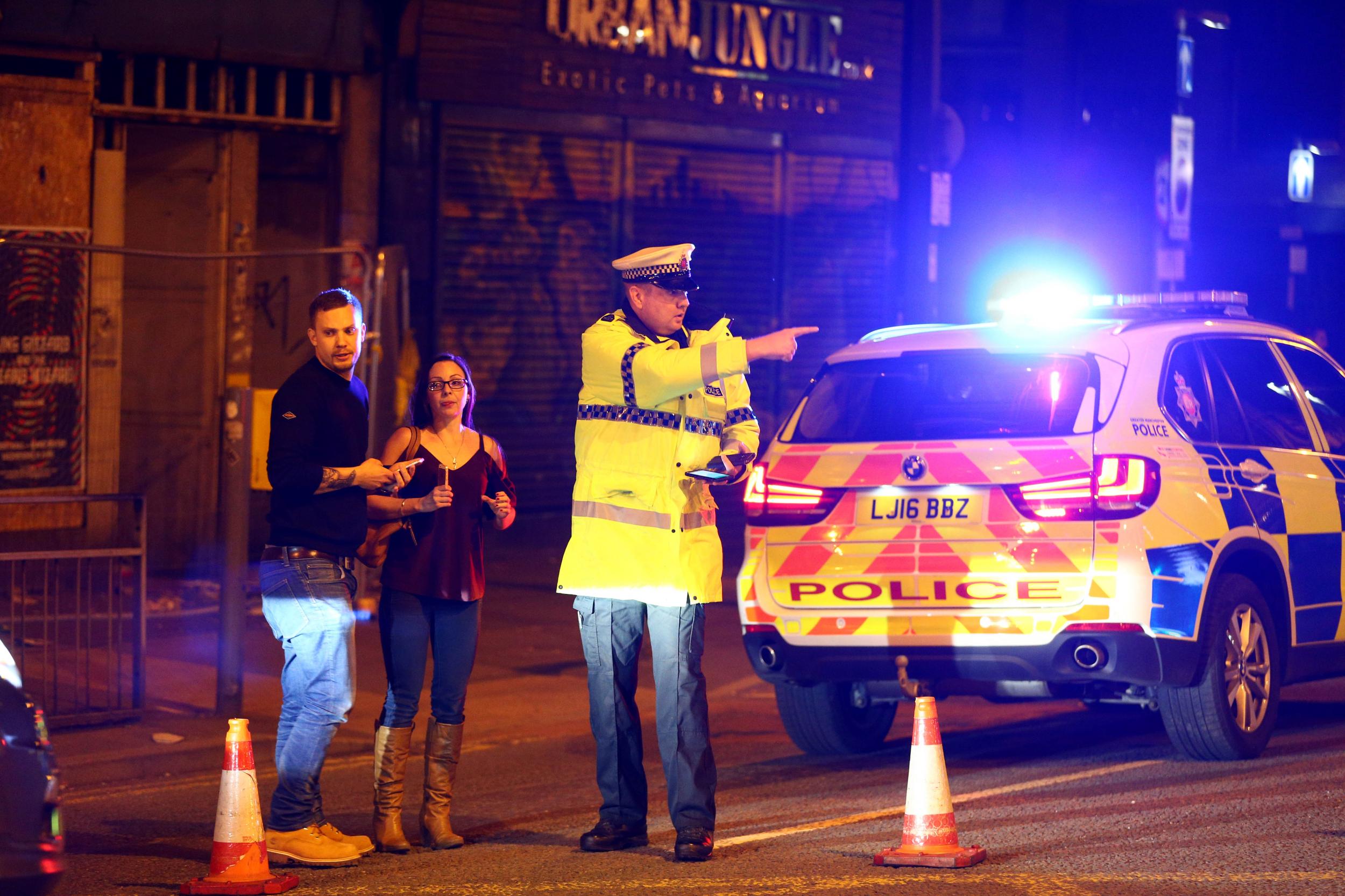 Police are treating the explosion in Manchester as a suspected terrorist incident