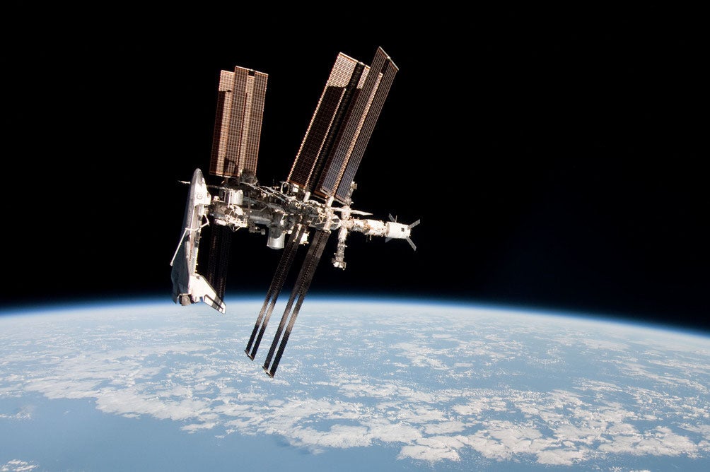 On Earth, our exposure to radiation is about 100 times lower than on the International Space Station