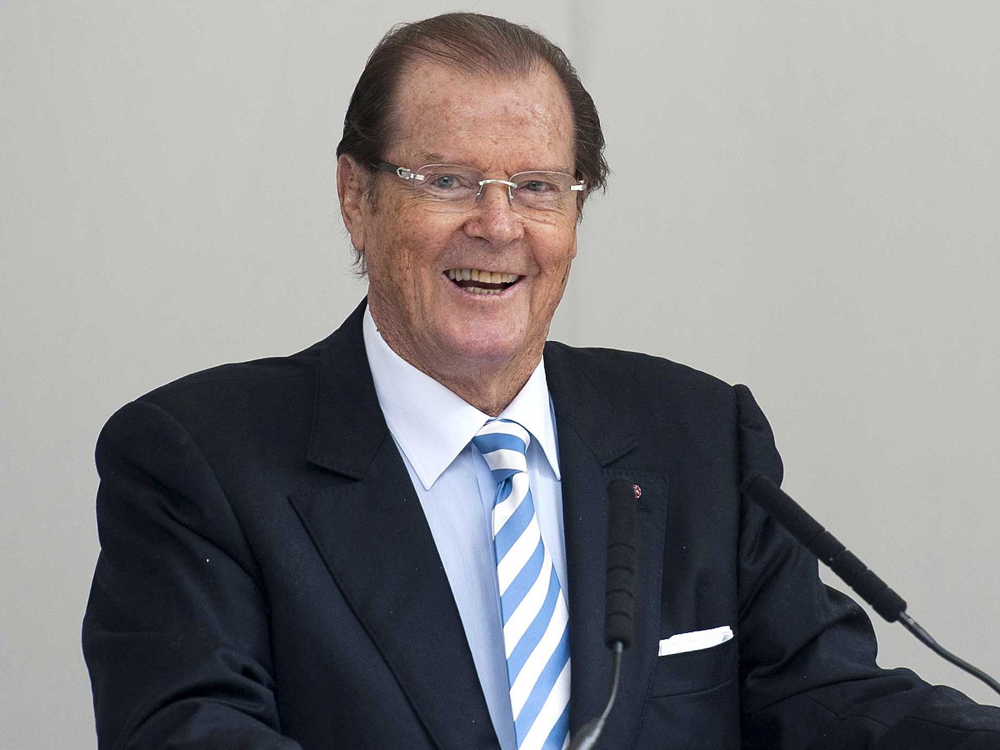 Legendary James Bond star Roger Moore