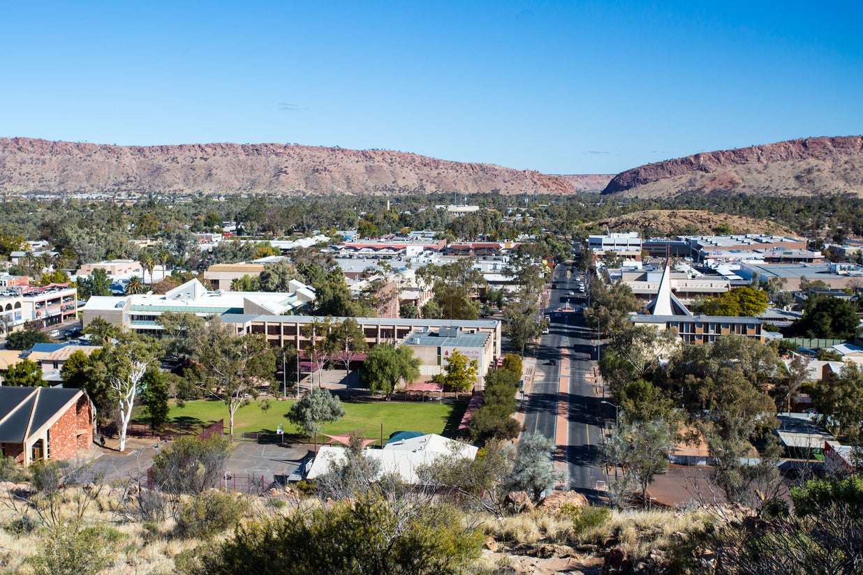 The town centre is laid out in a grid and is easy to navigate (iStockphoto)