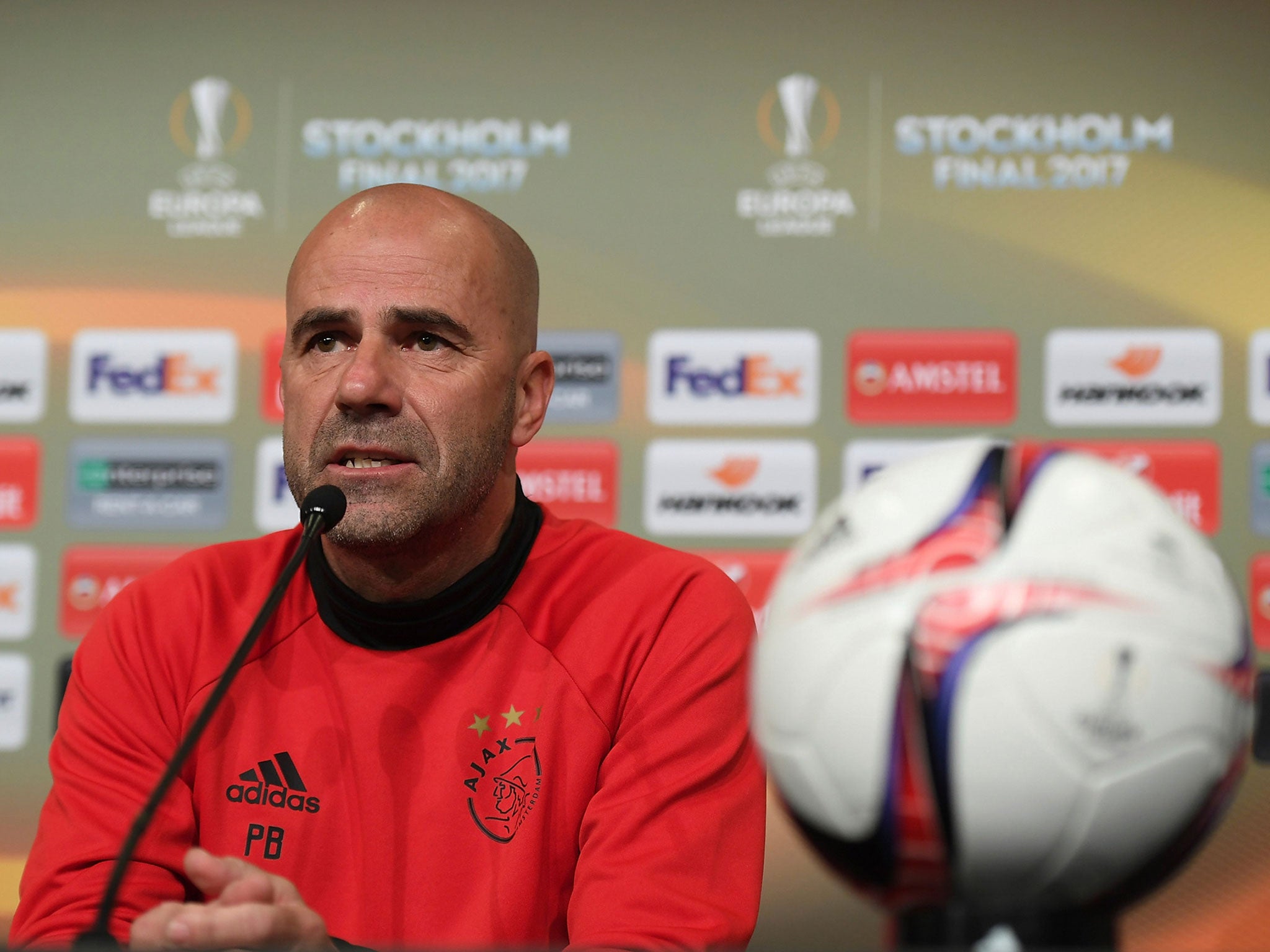 Peter Bosz during last month's Europa League final