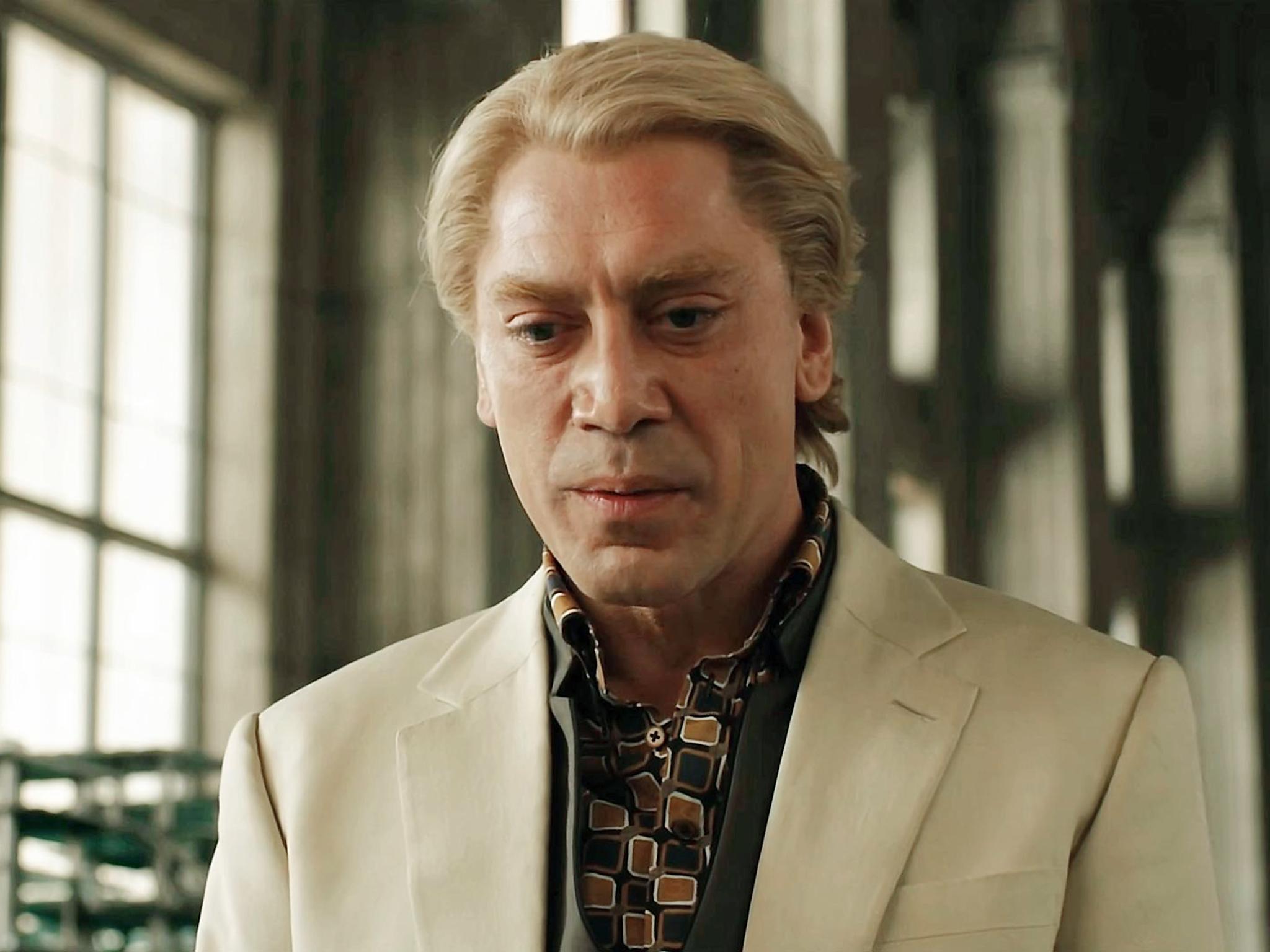 The name’s Silva: Bardem as the villain in ‘Skyfall’